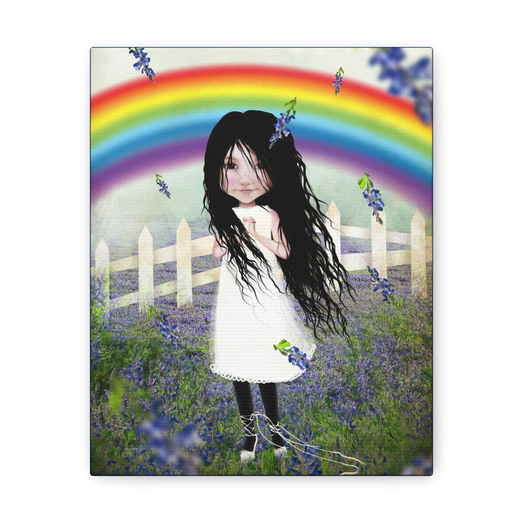 Bluebonnet Lane · Canvas Print
