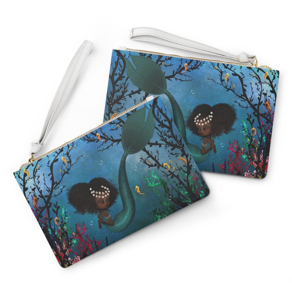 Teal Mermaid · Clutch Bag