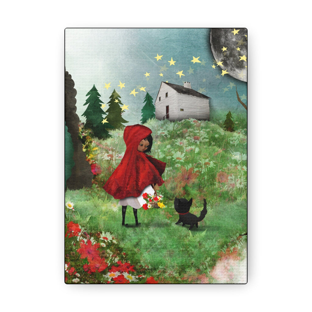 Little Red Riding Hood and the Wolf · Canvas Print