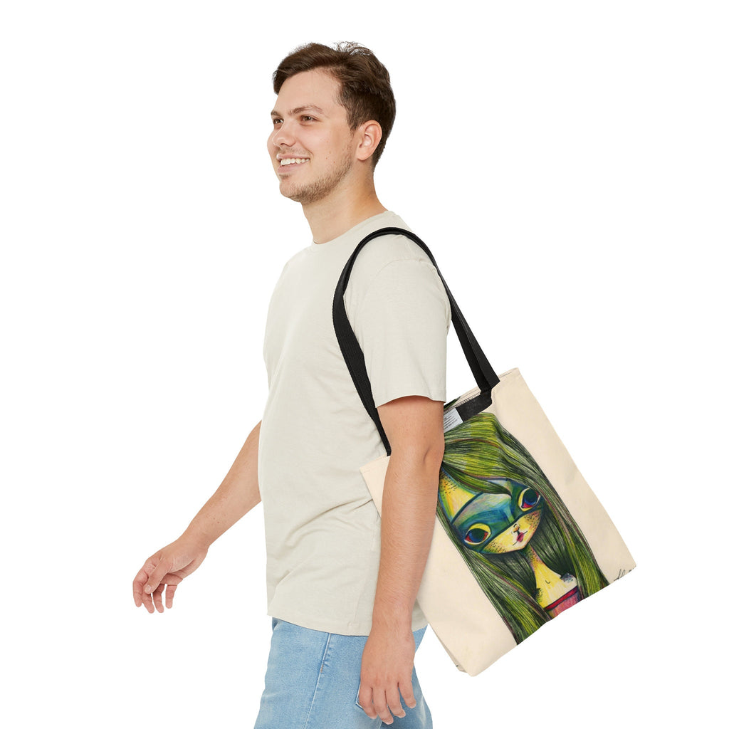 Green Girl · Tote Bag