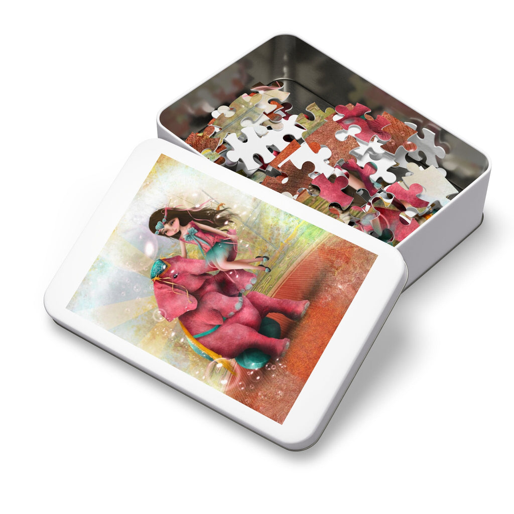 Chelsea and Beatriz the Pink Elephant · Jigsaw Puzzle