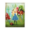 Alice and the Caterpillar Museum Wrap · Canvas Print