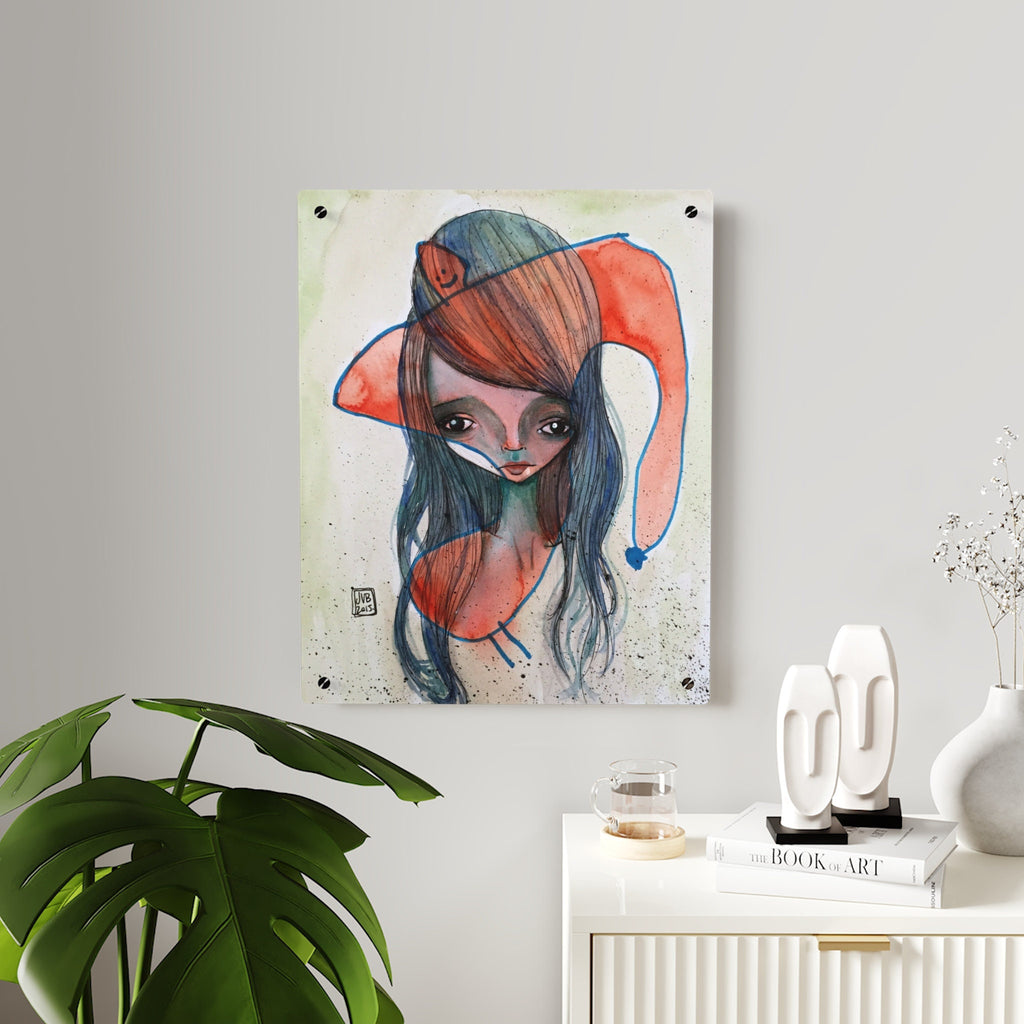 Red Juneau Dreams Acrylic Wall Art Panel · Acrylic Print