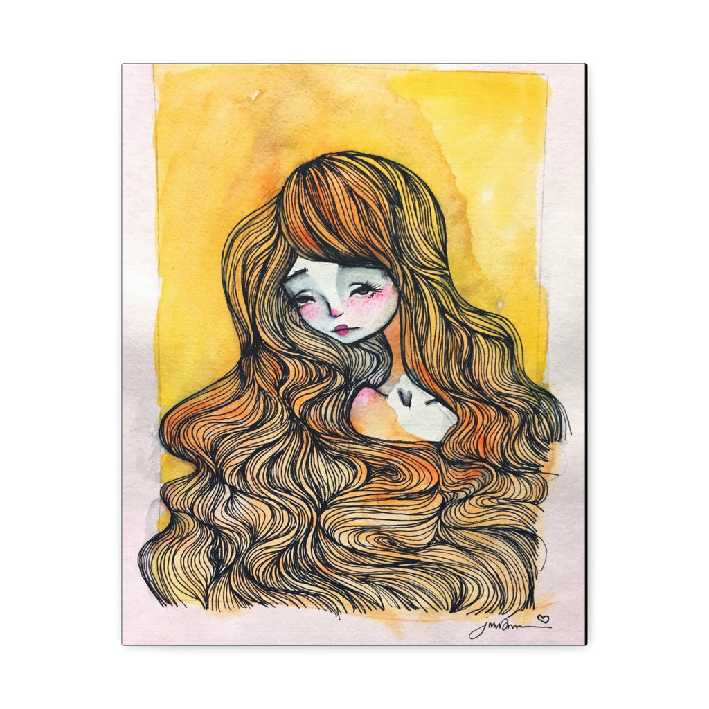 Golden Girl · Canvas Print