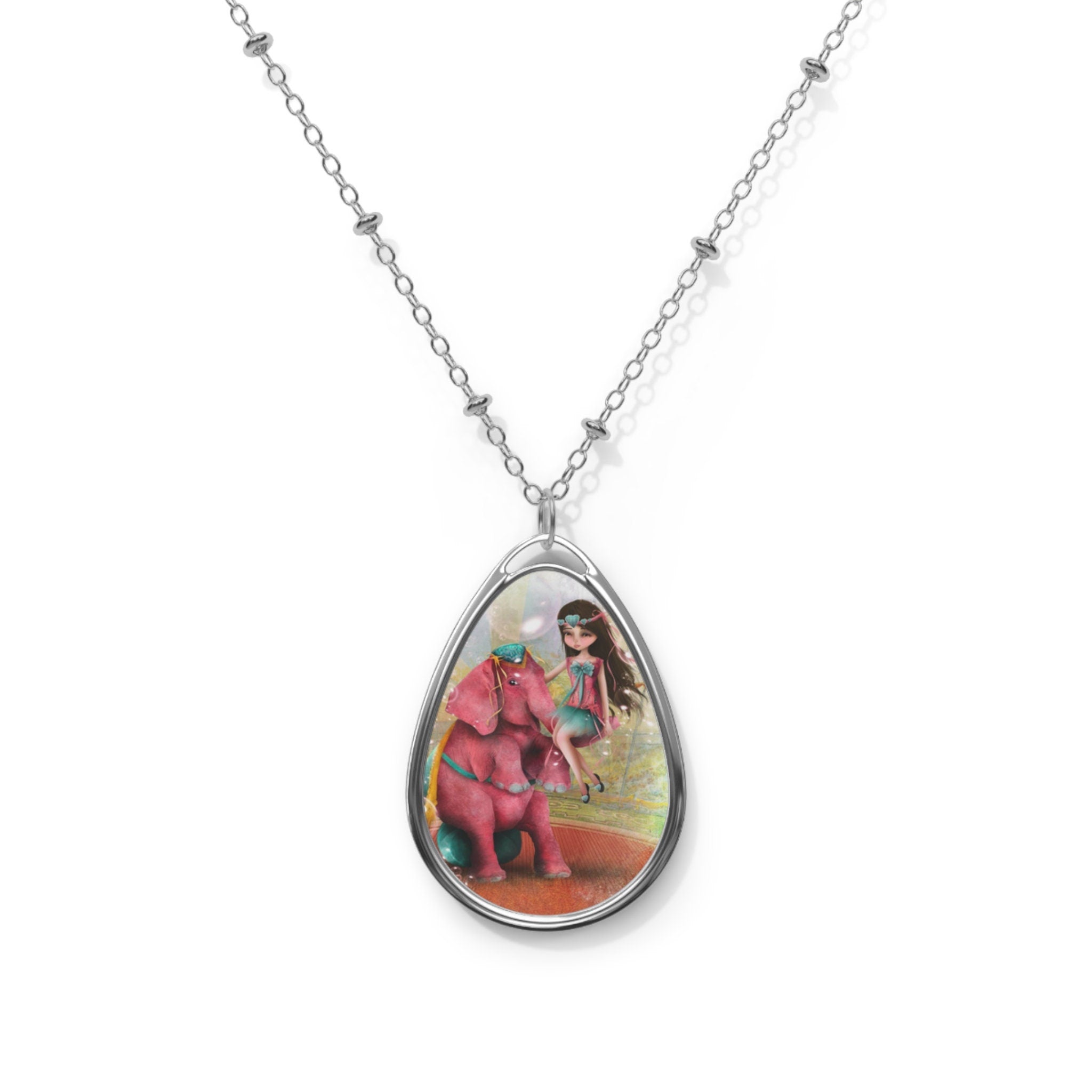 Chelsea and Beatriz the Pink Elephant · Necklace