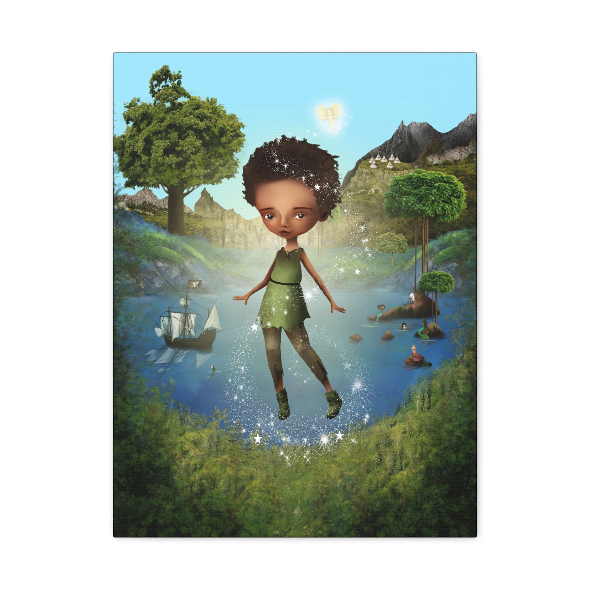 Peter Pan in Neverland · Canvas Print