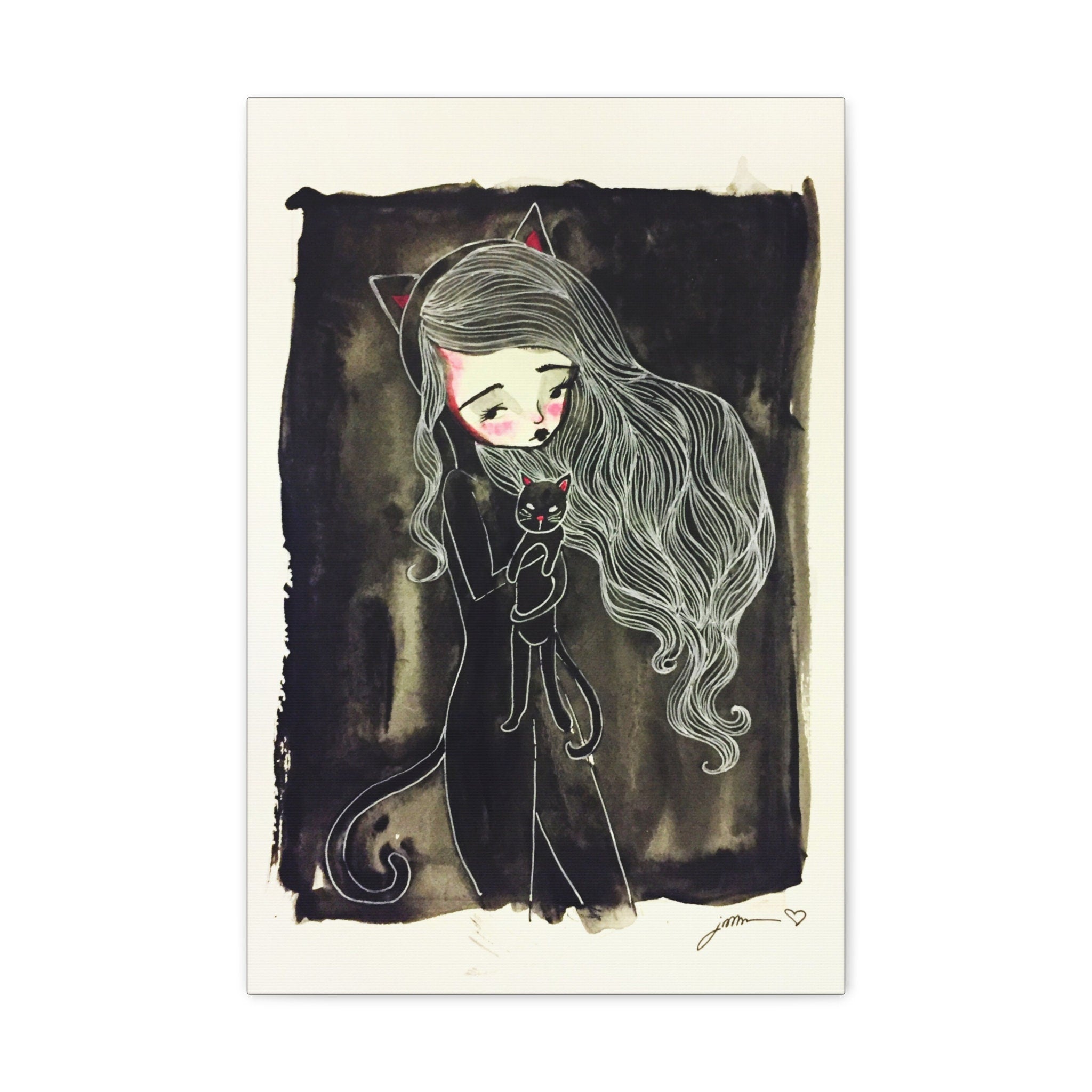 Catgirl · Canvas Print