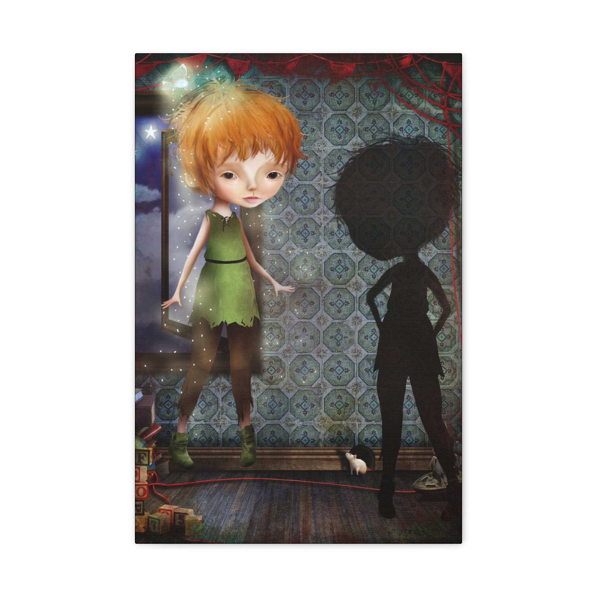 Peter and his Shadow · Canvas Print