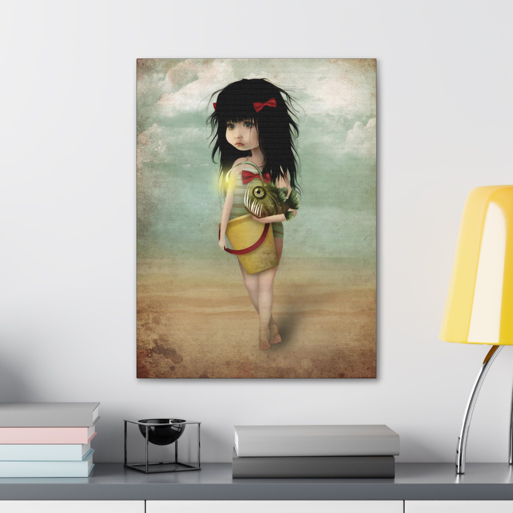 My Fishy Friend · Canvas Print