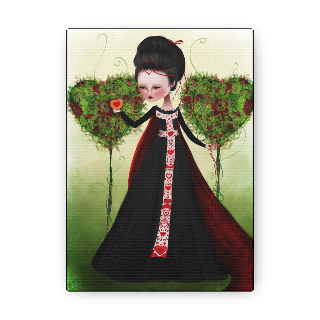 The Queen of Hearts · Canvas Print