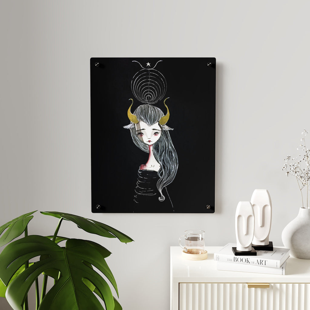 Taurus Girl Acrylic Wall Art Panel · Acrylic Print
