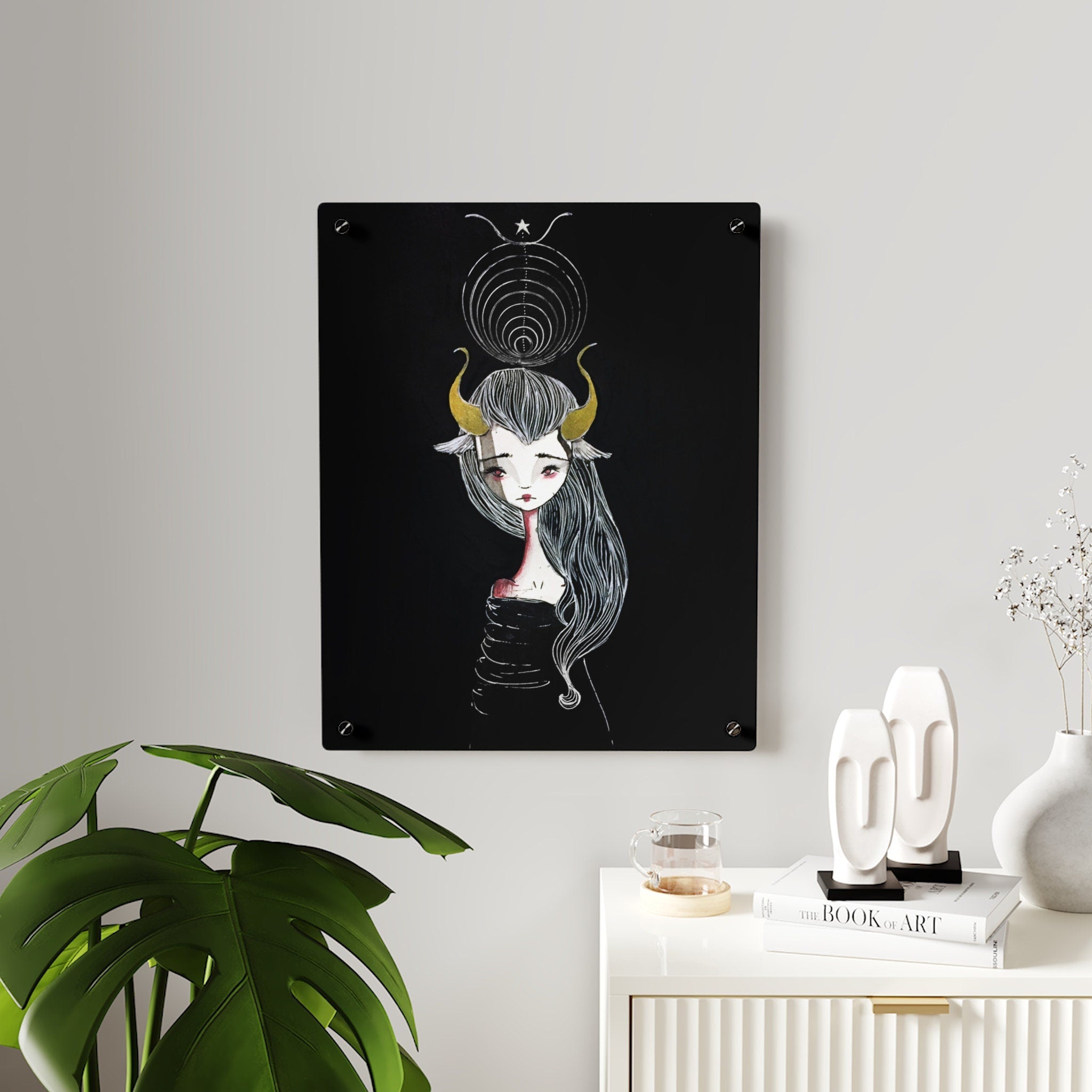 Taurus Girl Acrylic Wall Art Panel · Acrylic Print