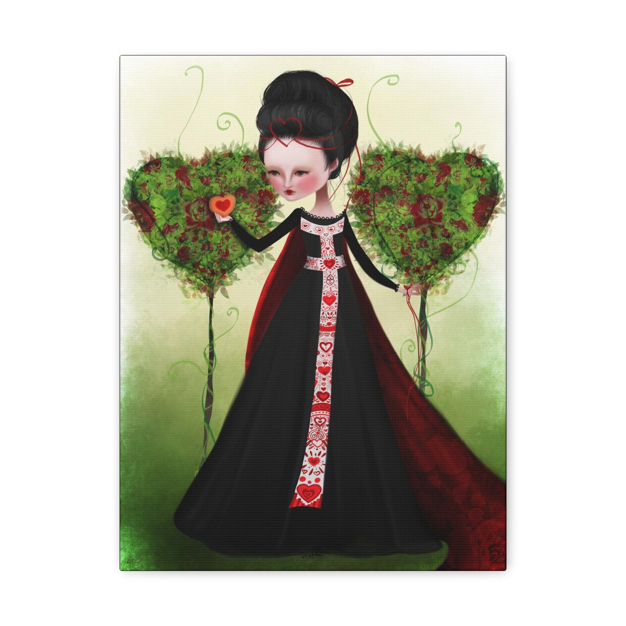 Queen of Hearts · Canvas Print