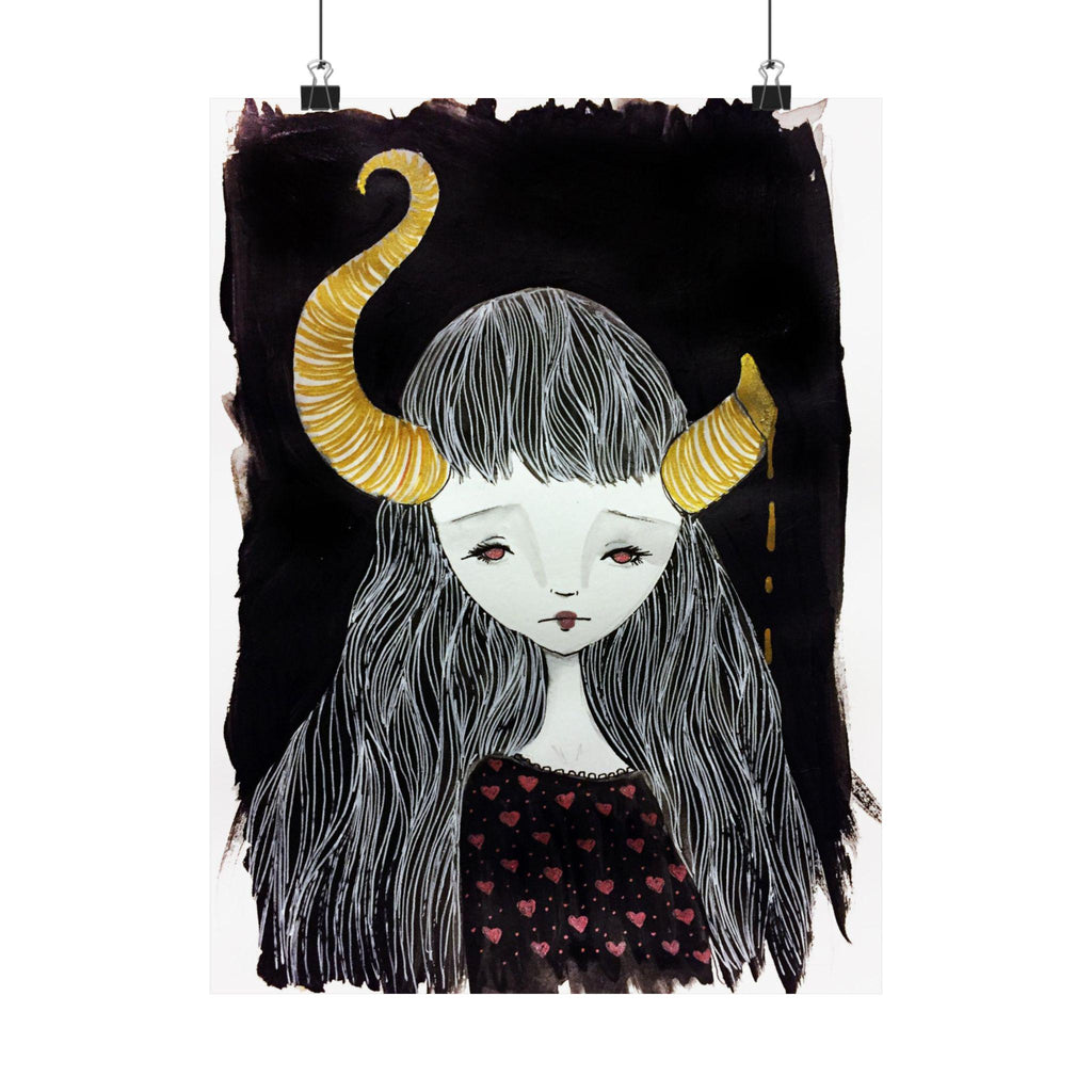 Golden Fawn · Poster Print