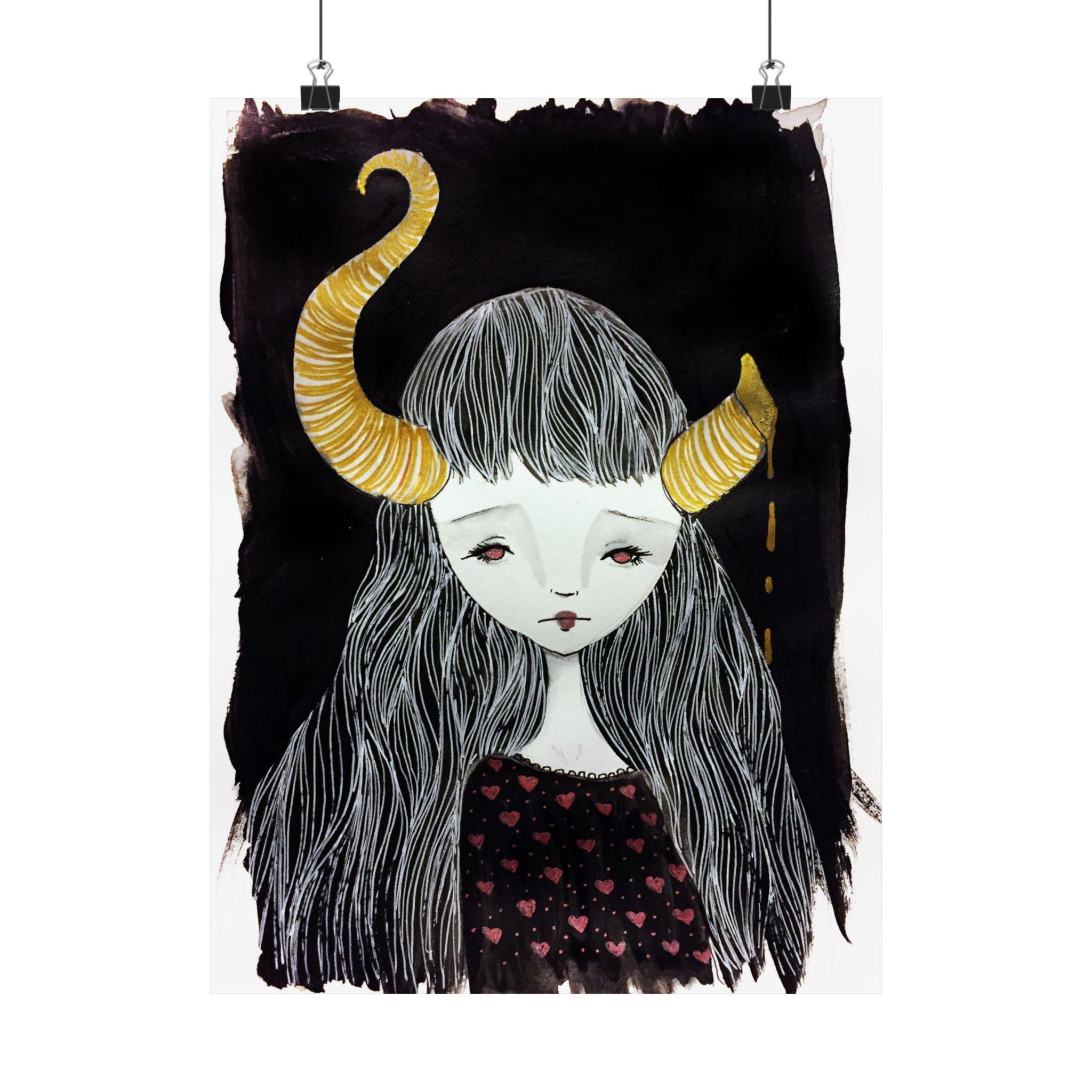 Golden Fawn · Poster Print