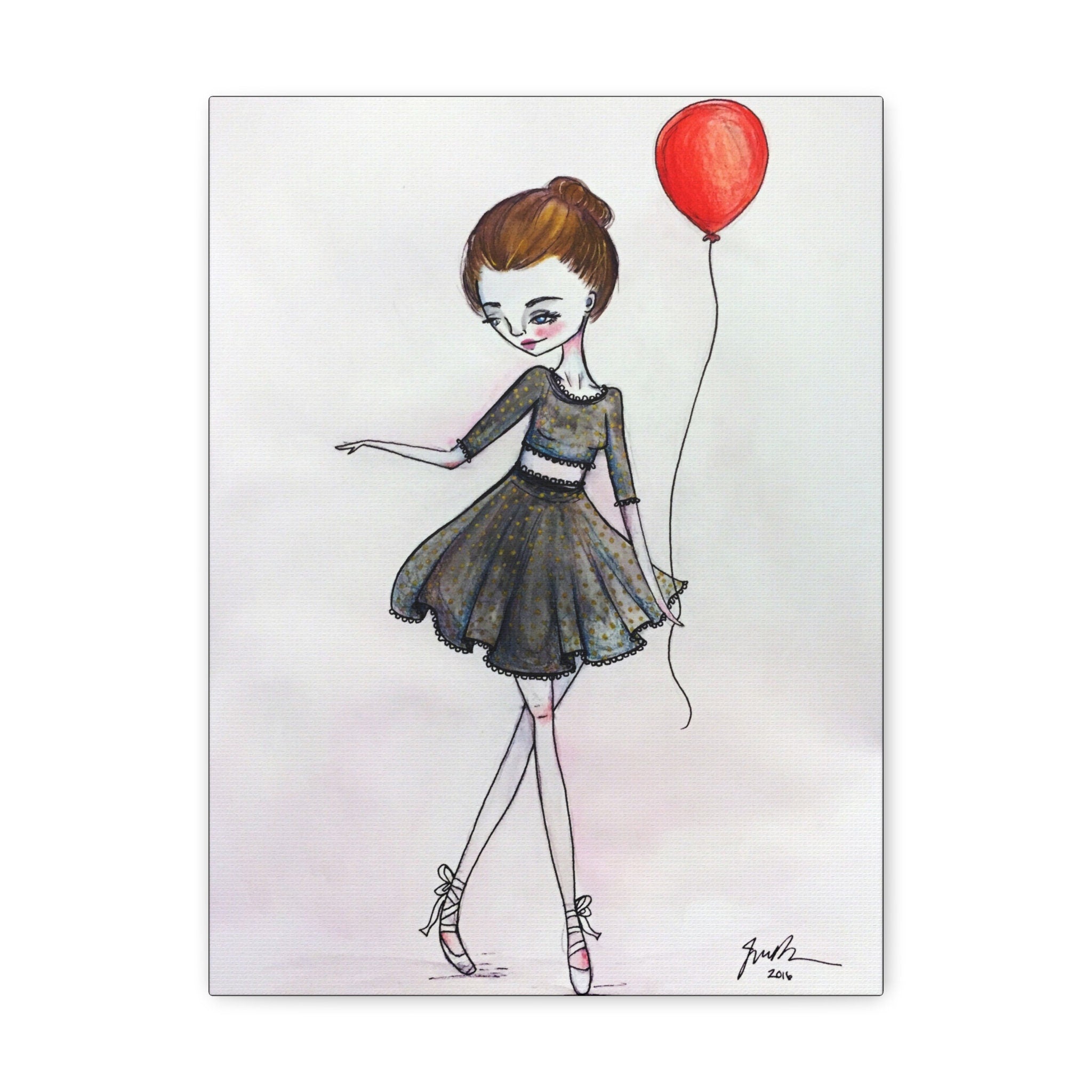 Red Balloon · Canvas Print