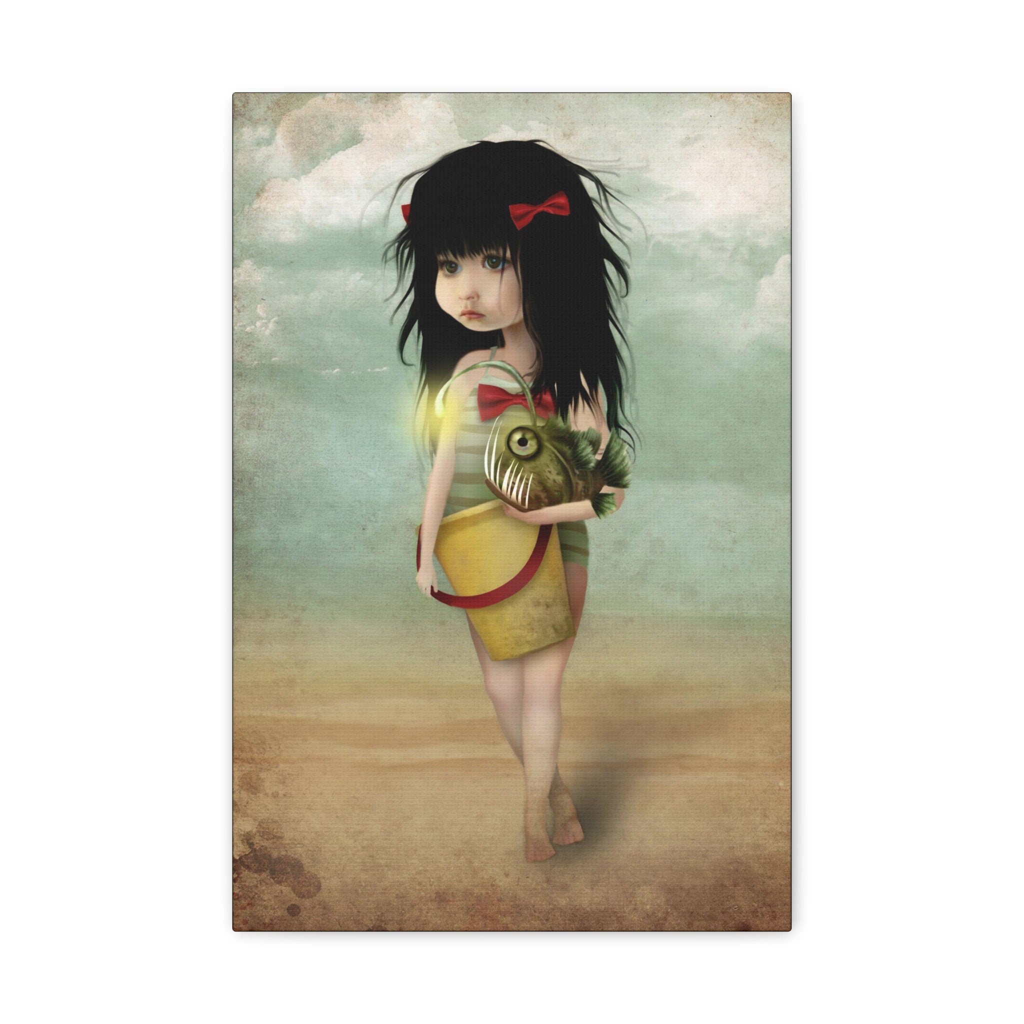 My Fishy Friend · Canvas Print