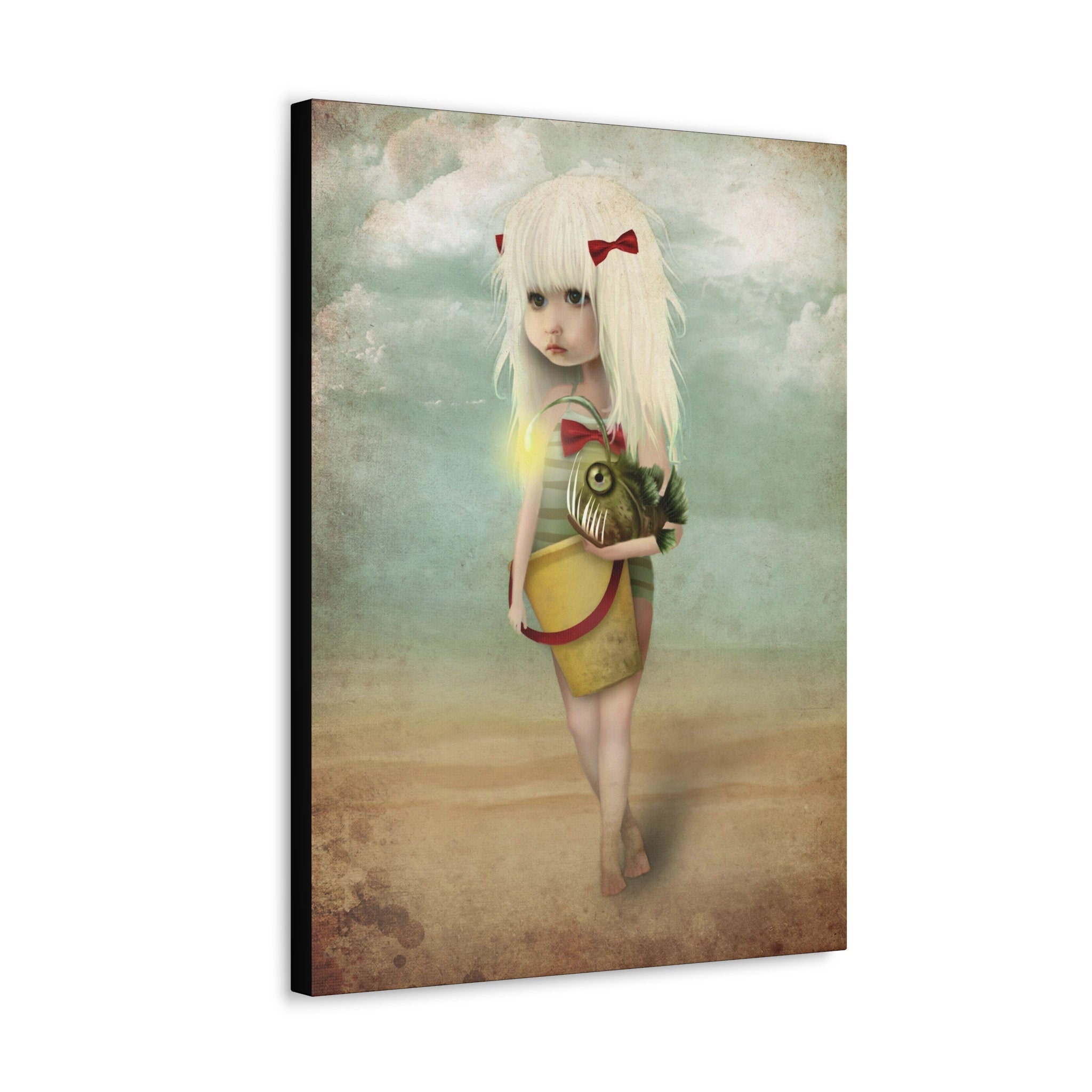 My Fishy Friend · Canvas Print