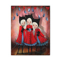 Three Little Kittens who Lost Their Mittens · Canvas Print