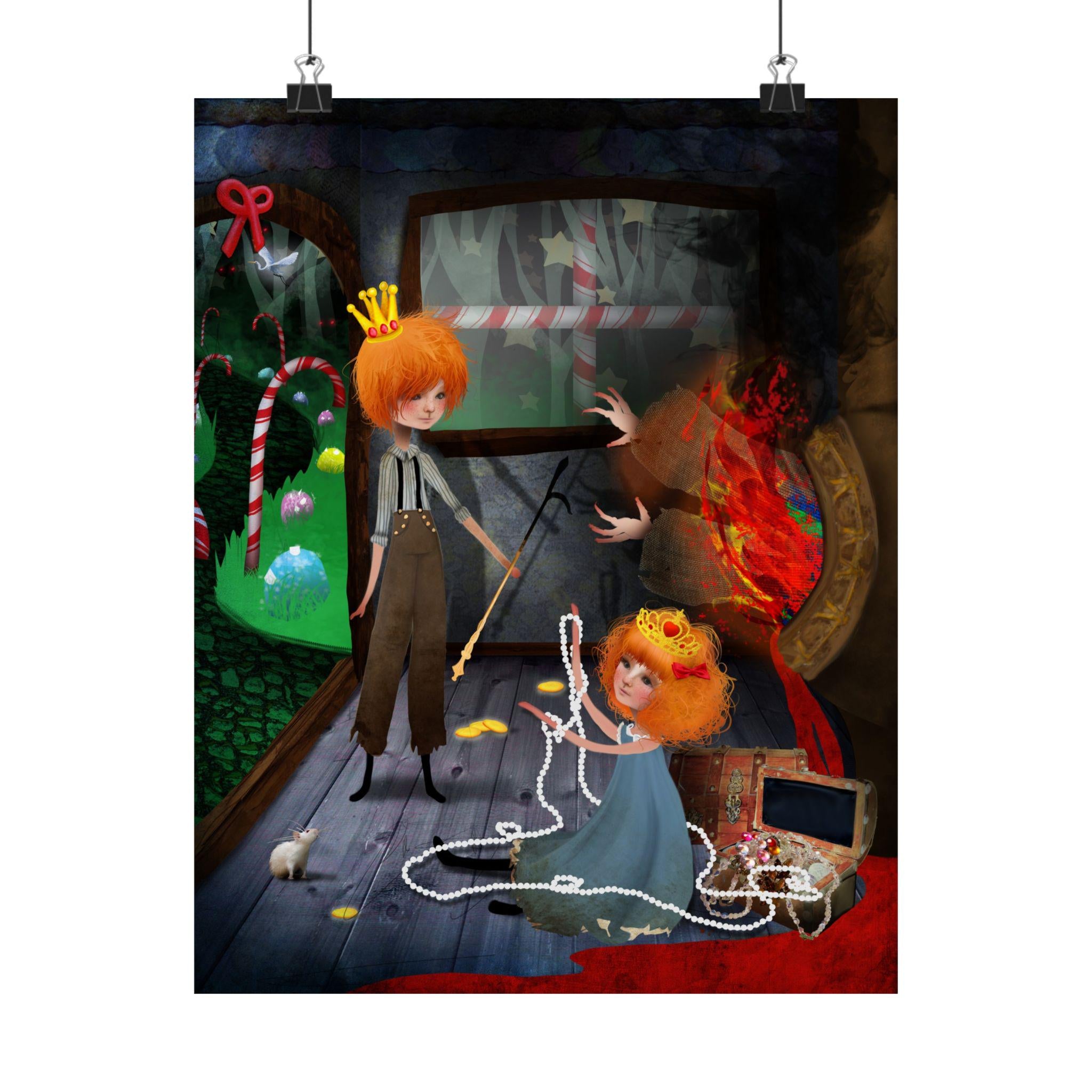 Hansel and Gretel Witches House · Poster Print