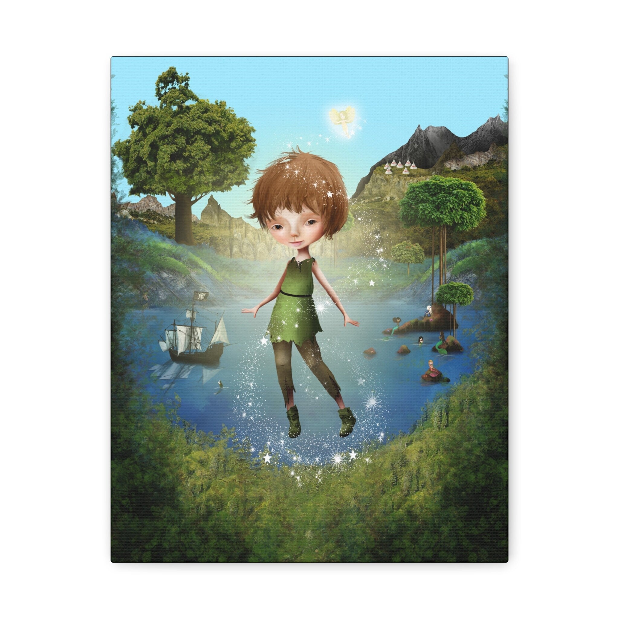Peter Pan in Neverland · Canvas Print