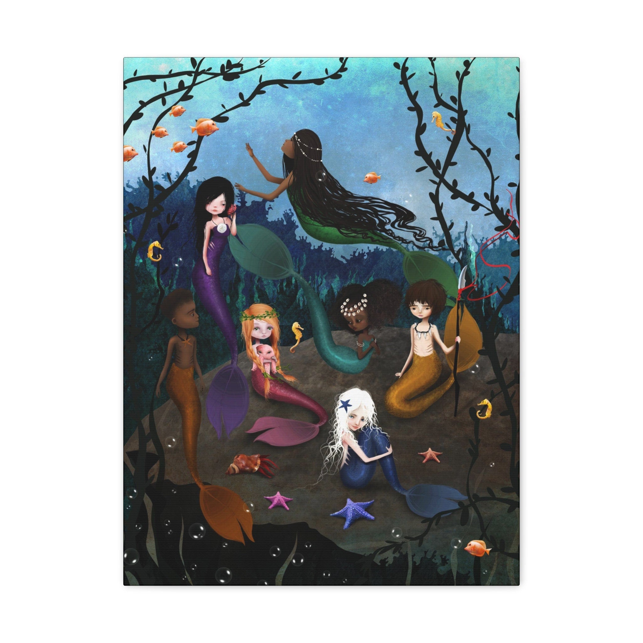 Mermaids · Canvas Print