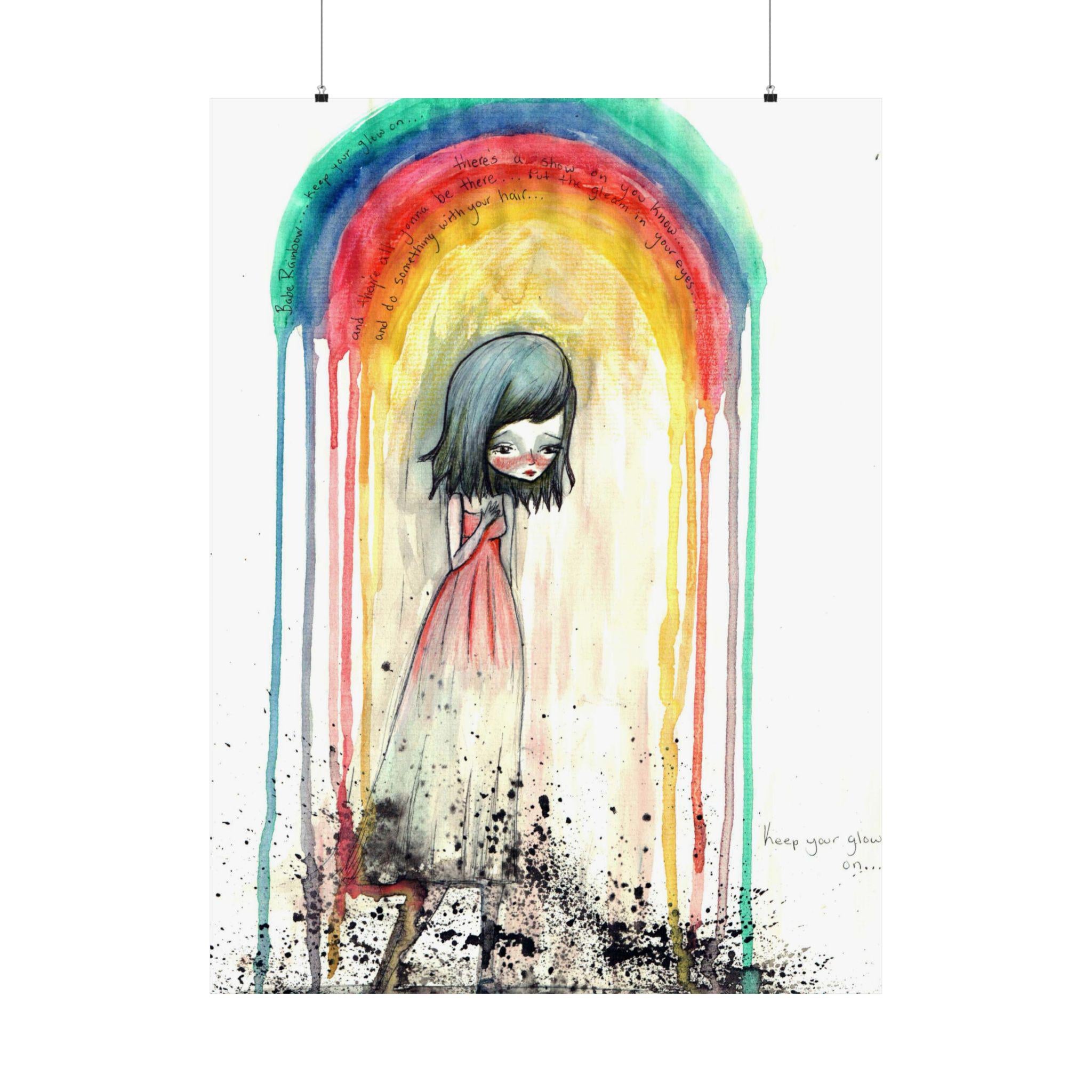 Babe Rainbow · Poster Print
