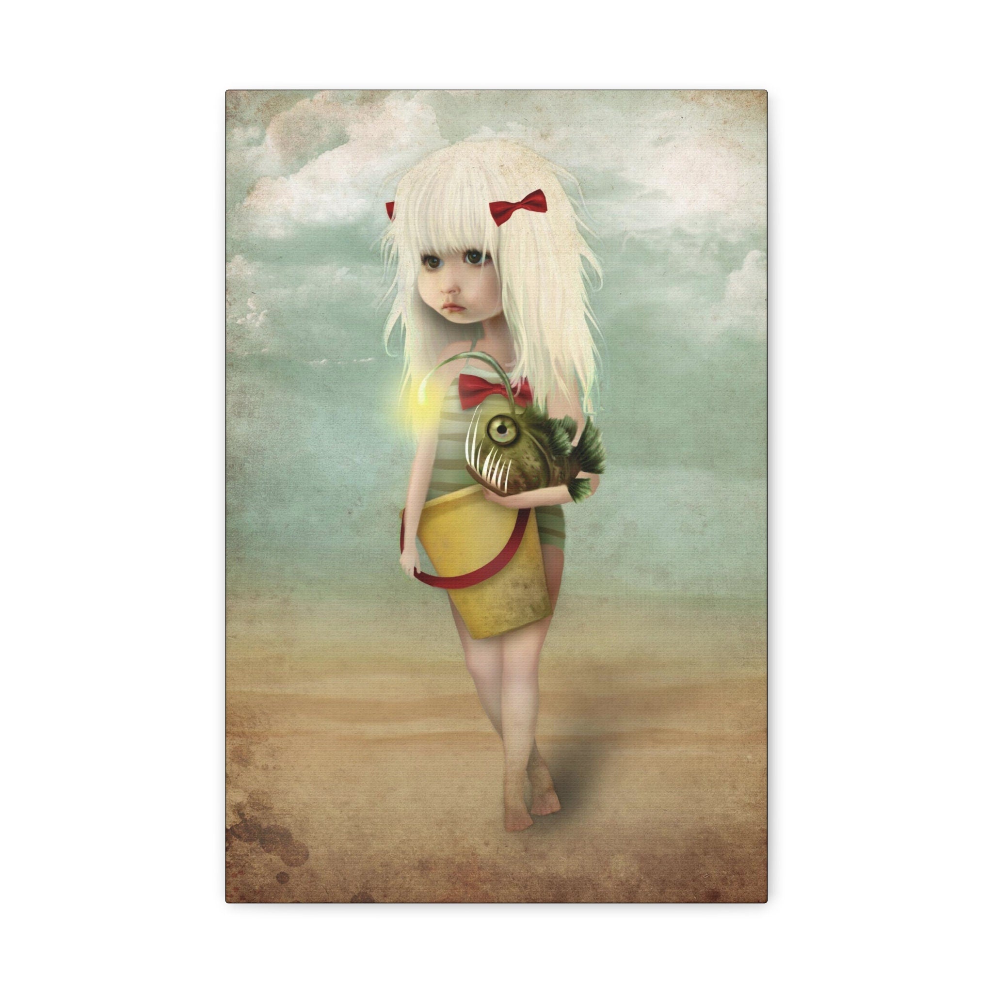 My Fishy Friend · Canvas Print