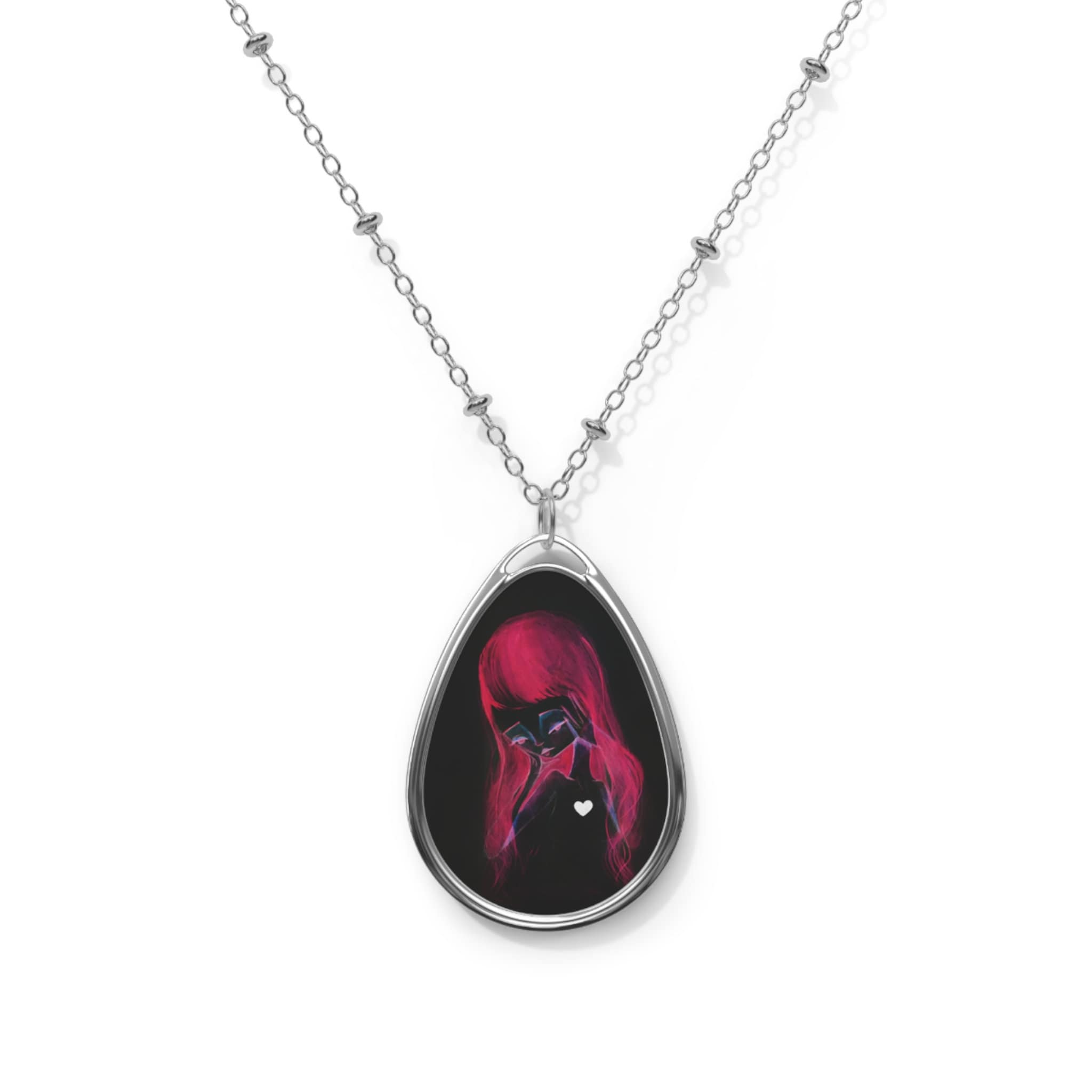 Girl Inverted Oval · Necklace