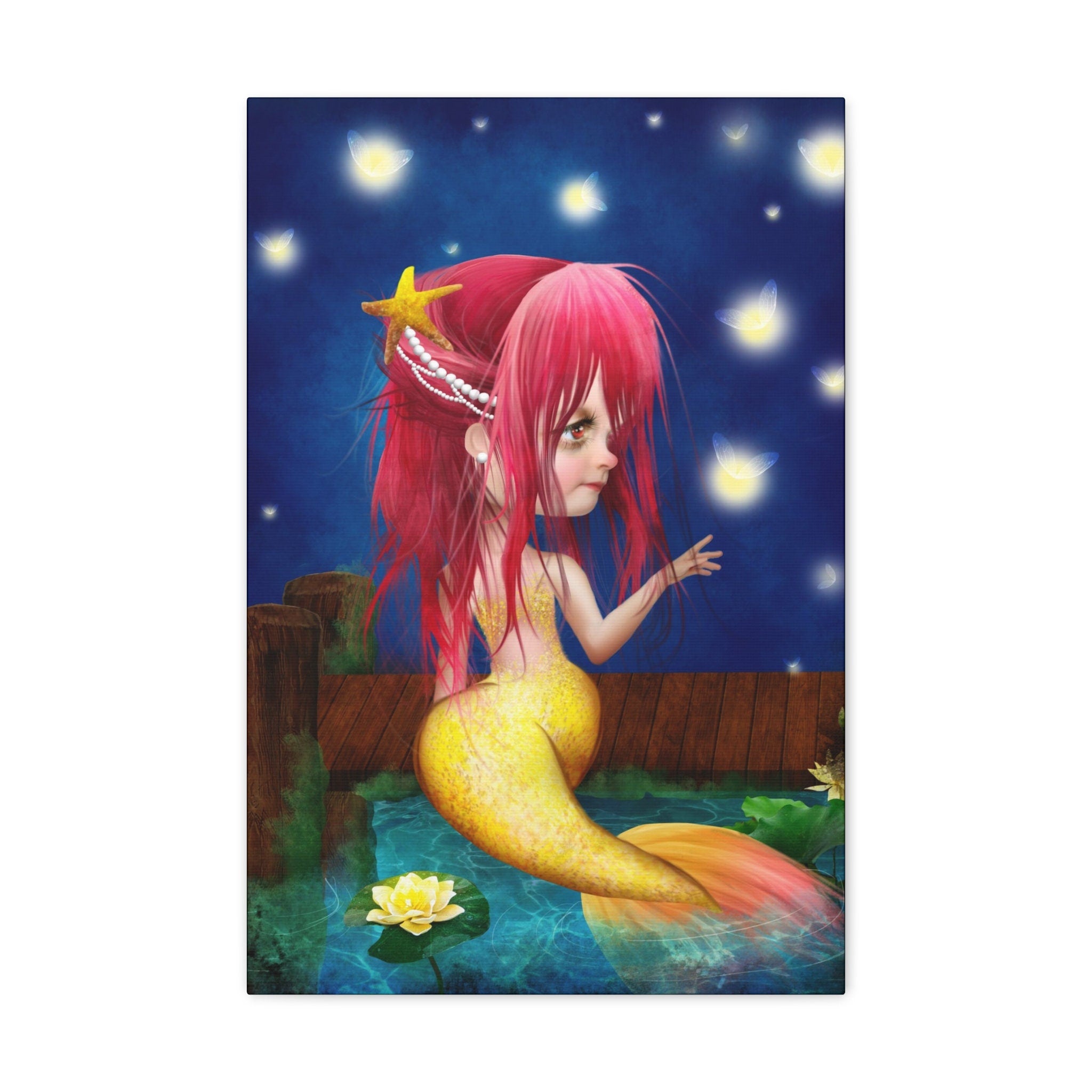 Midsummer Mermaid · Canvas Print