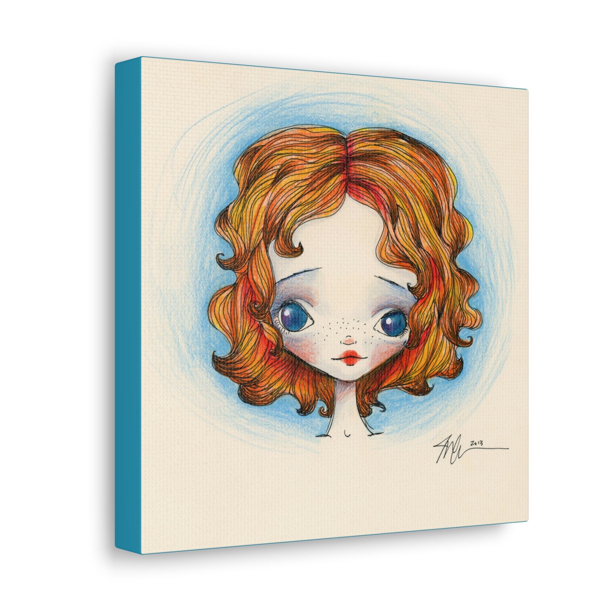 Ginger Girl · Canvas Print