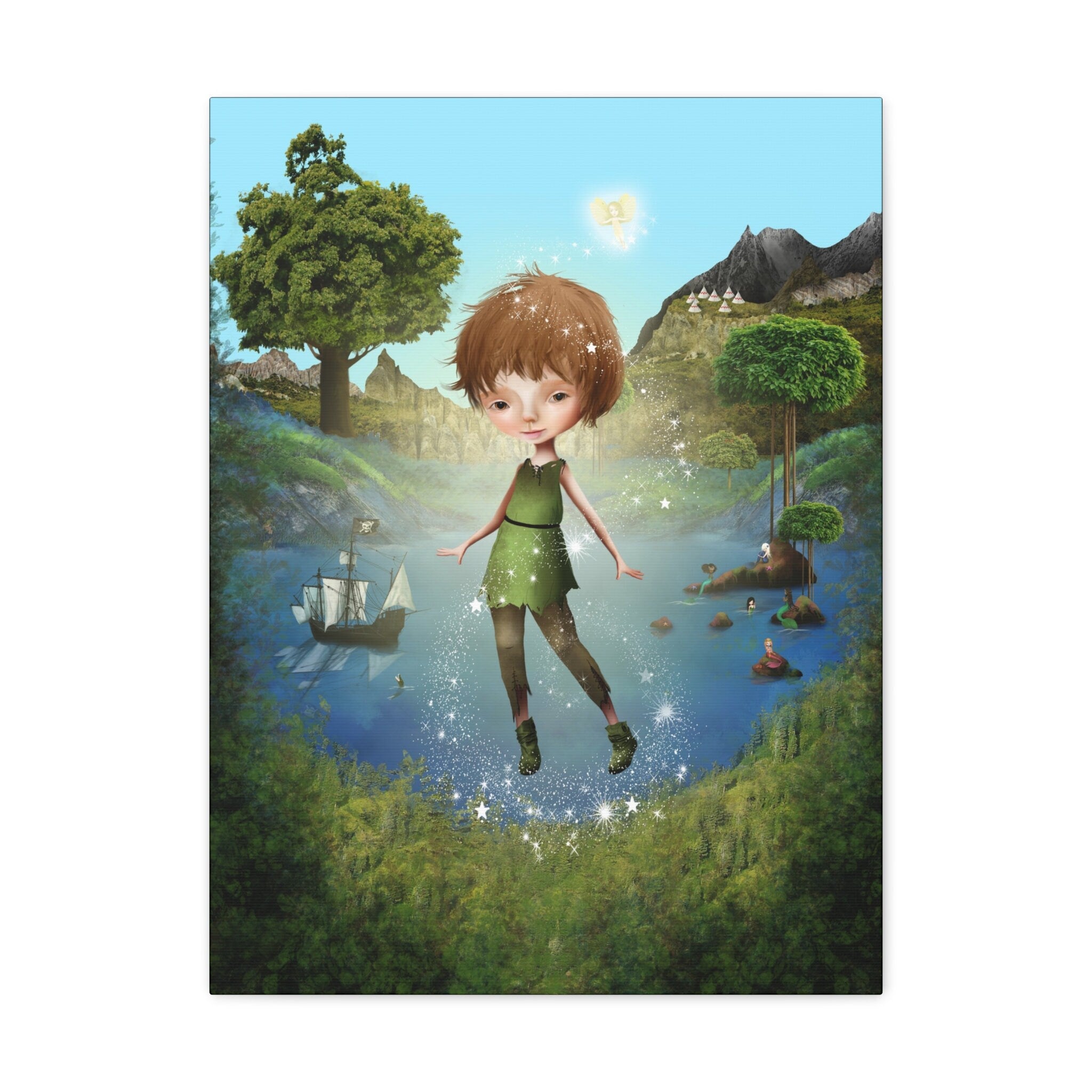 Peter Pan in Neverland · Canvas Print