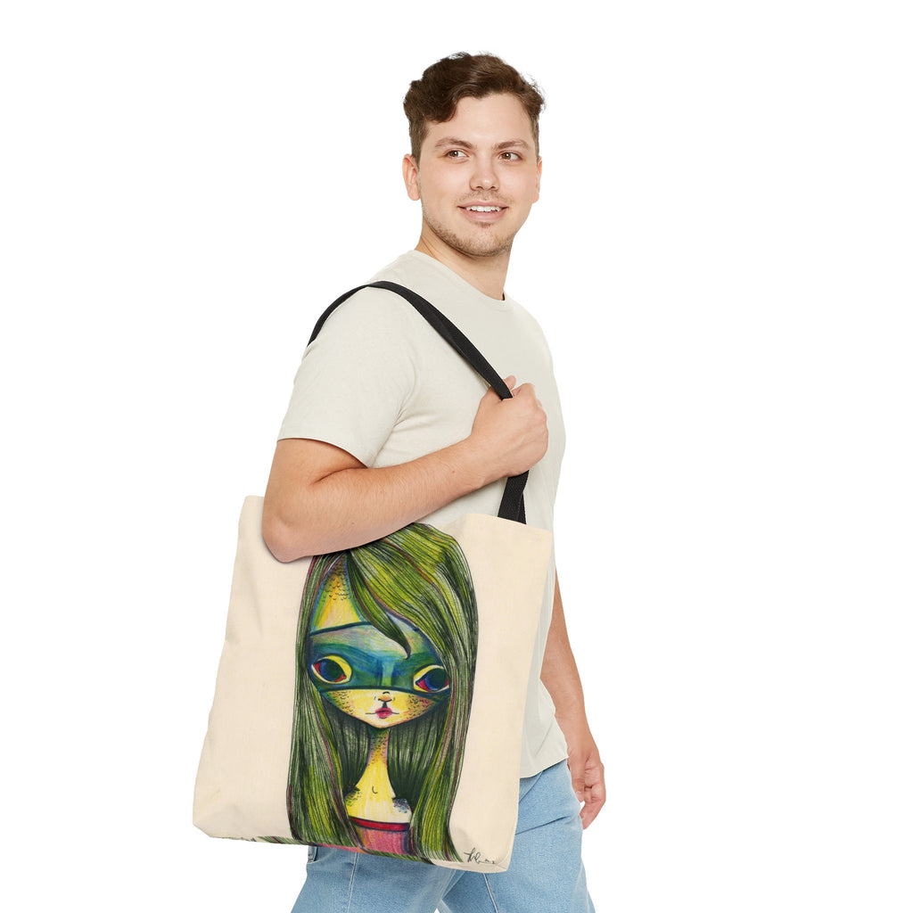 Green Girl · Tote Bag