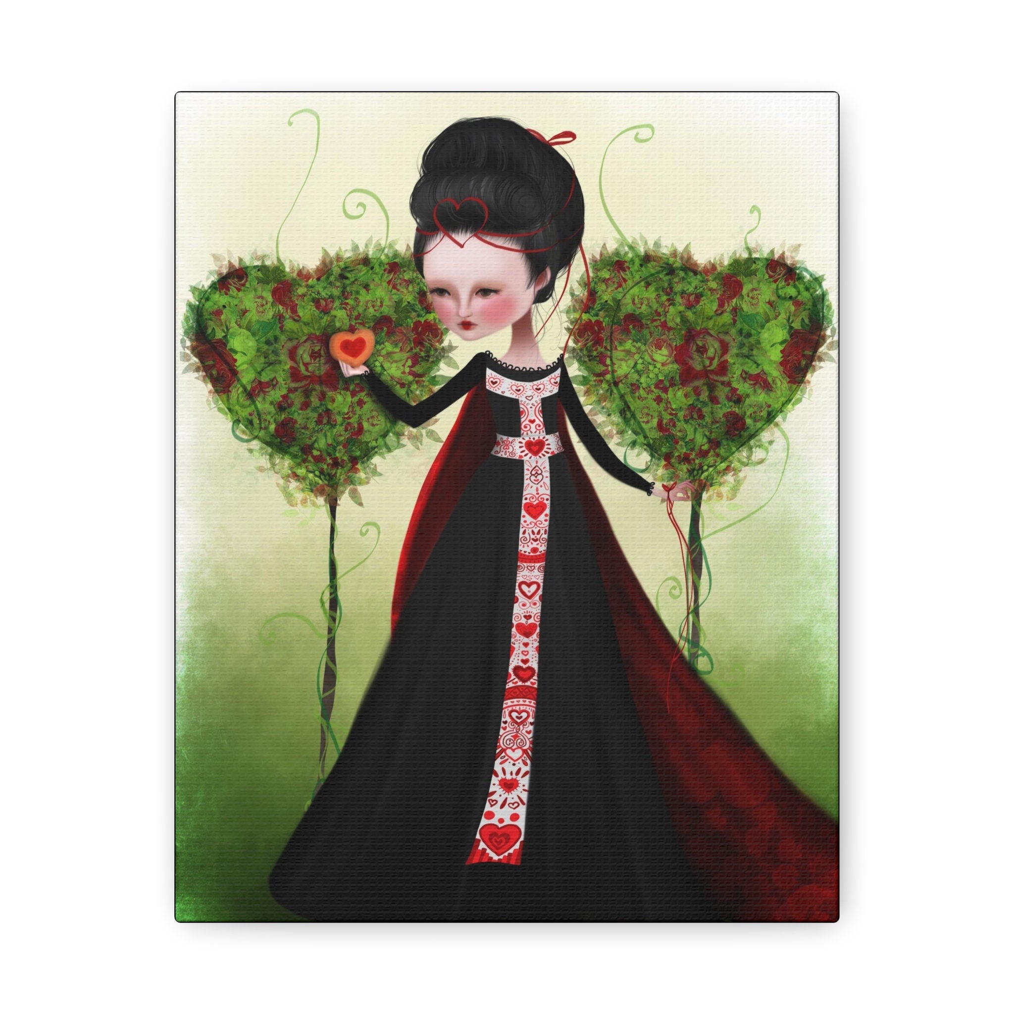 Queen of Hearts · Canvas Print