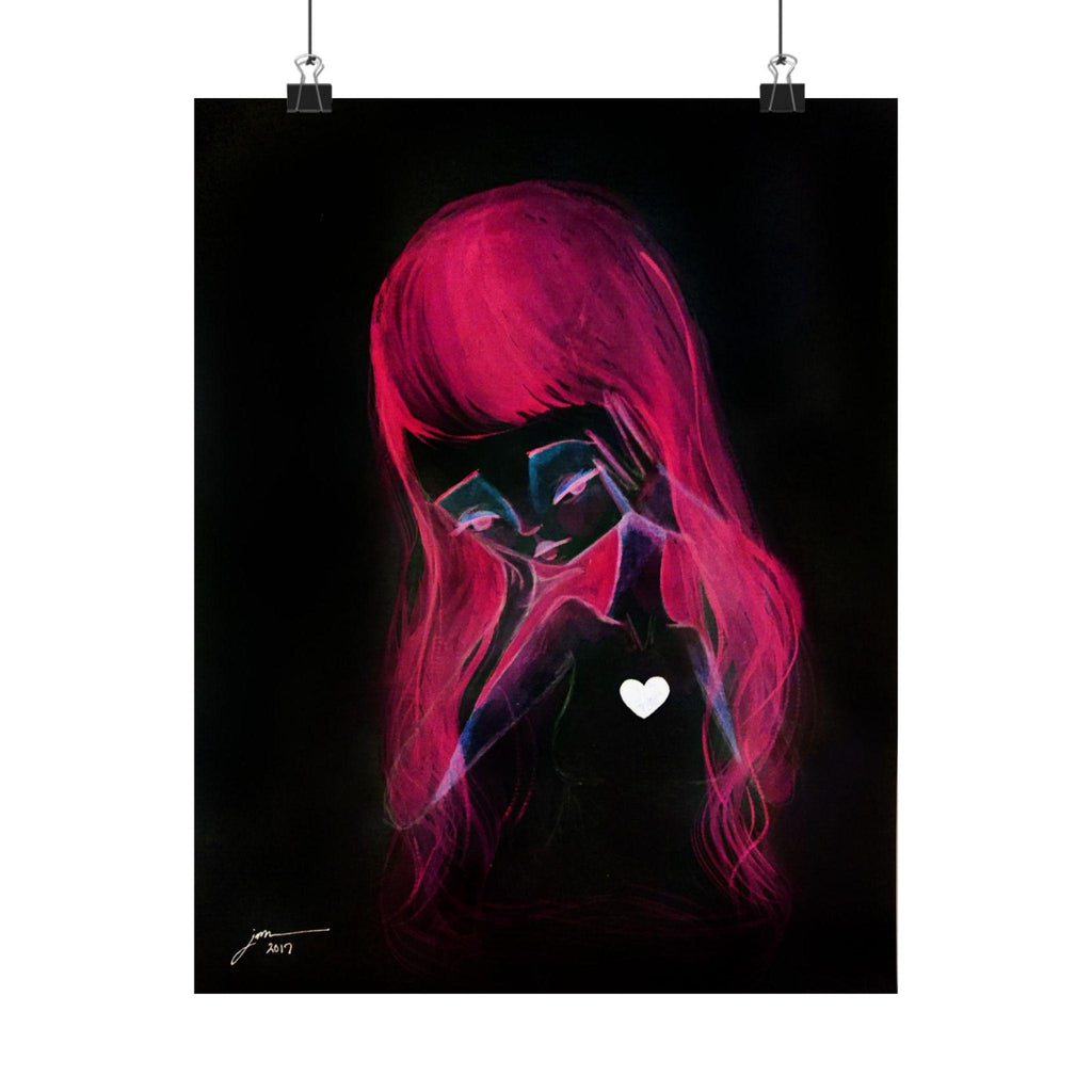 Girl Inverted · Poster Print