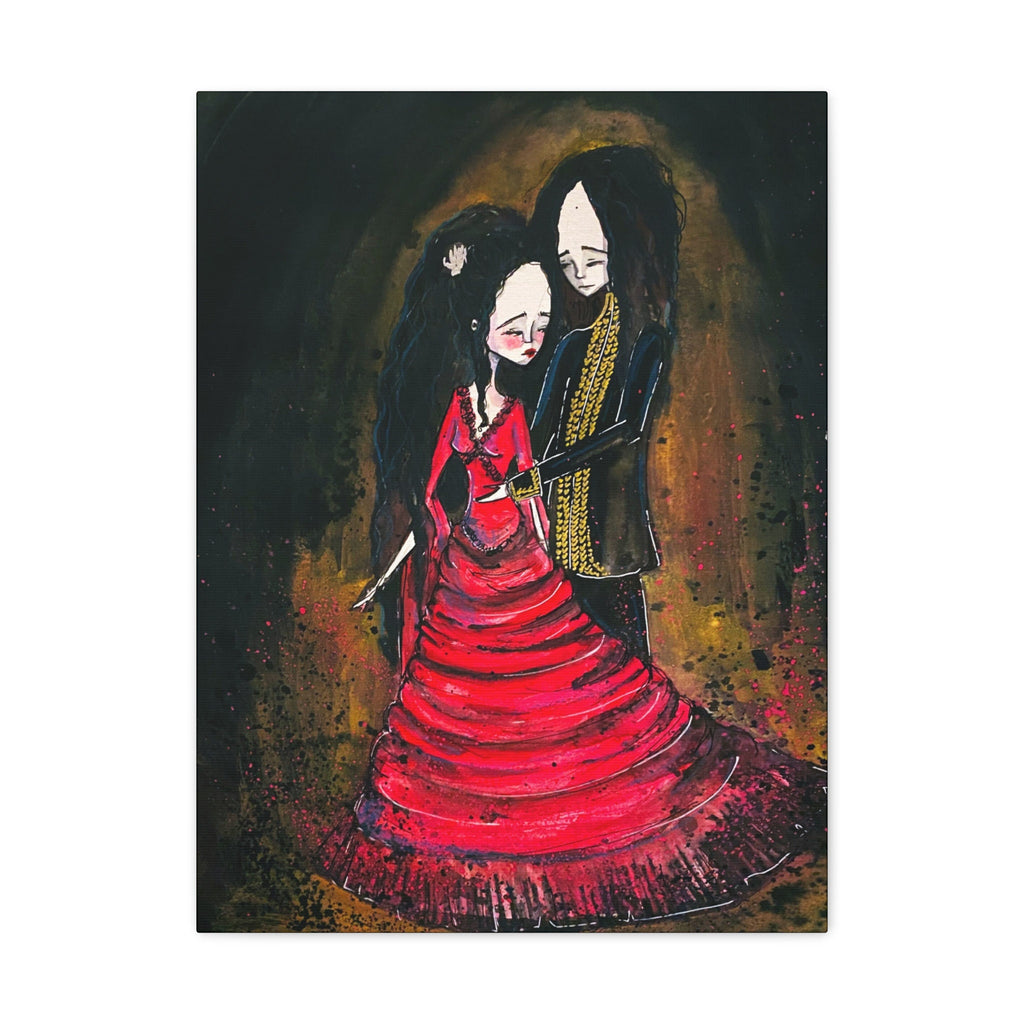 Dracula and Mina · Canvas Print