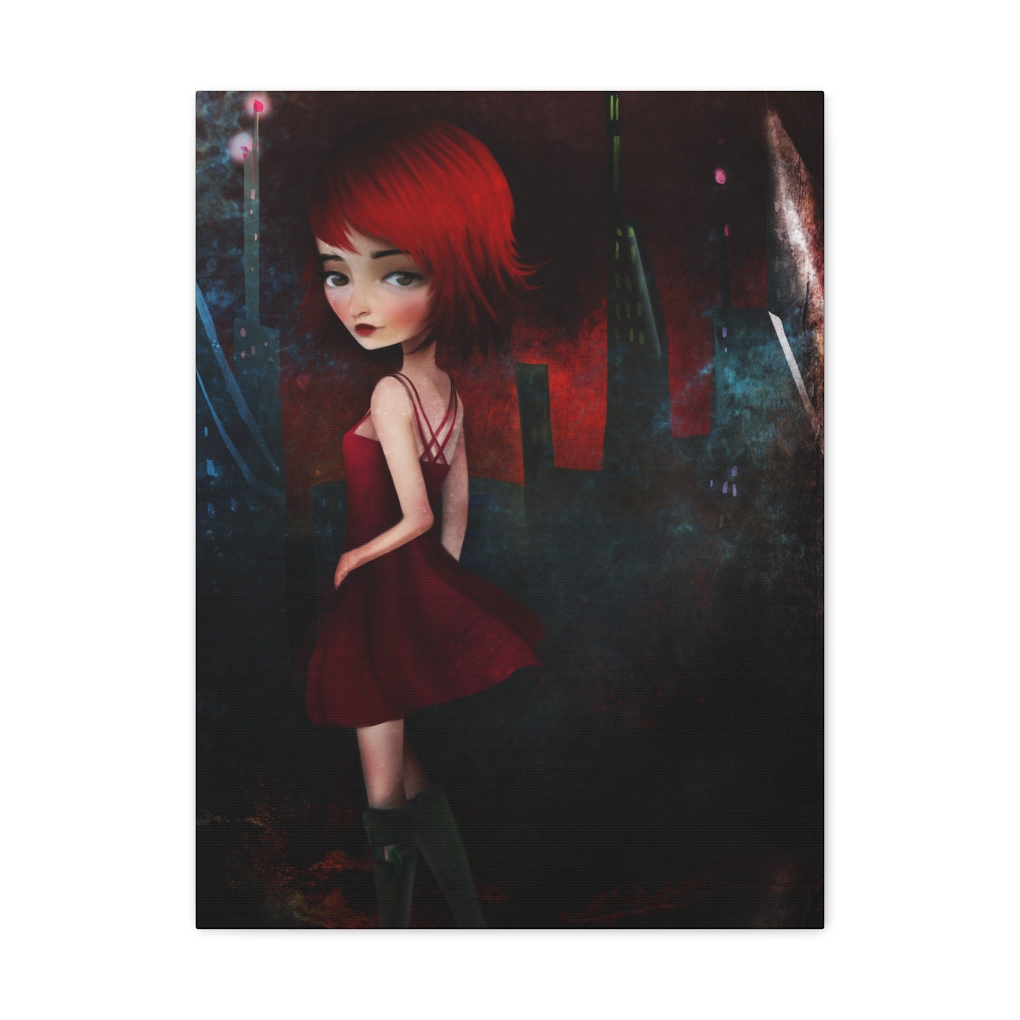 Red City · Canvas Print