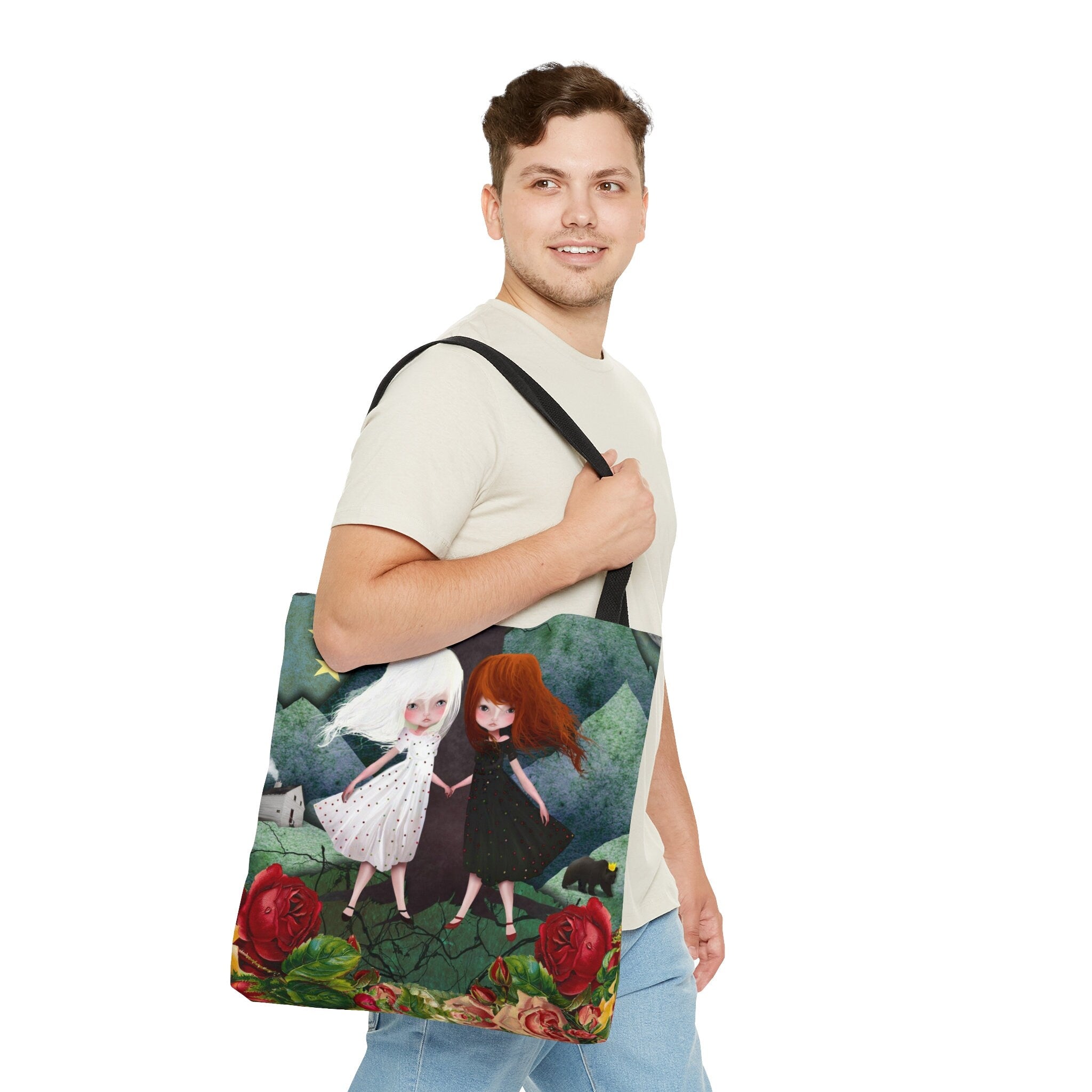 Snow White and Rose Red · Tote Bag
