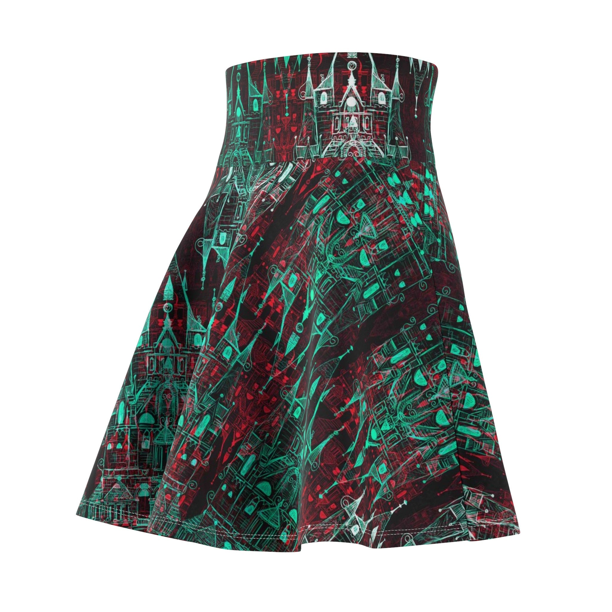 Cinderella Castle Women's Skater Skirt · Apparel