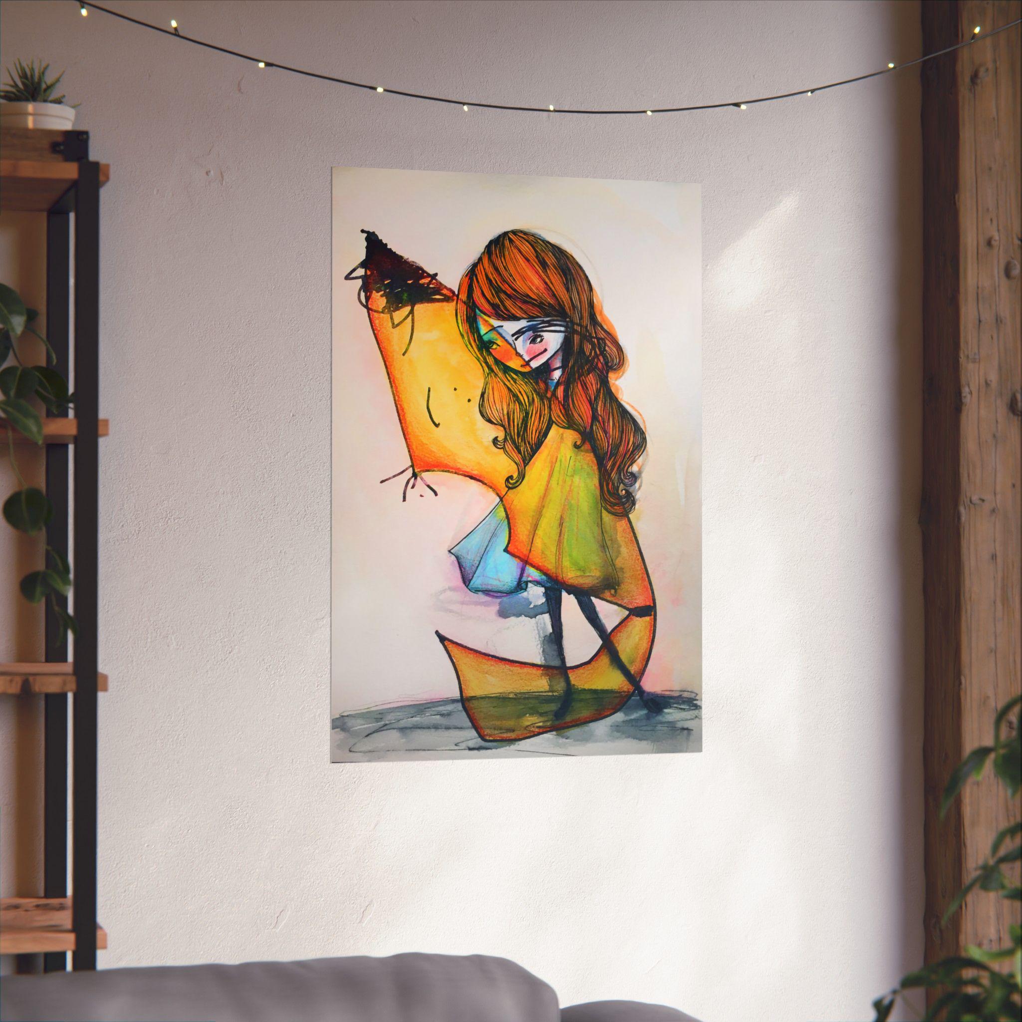 Yellow Friend · Poster Print
