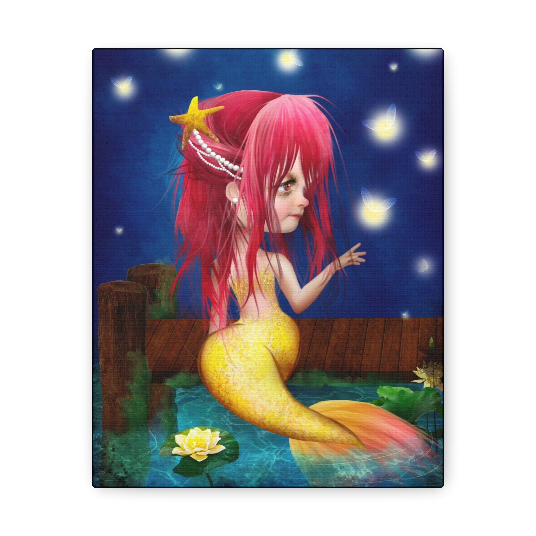 Midsummer Mermaid · Canvas Print