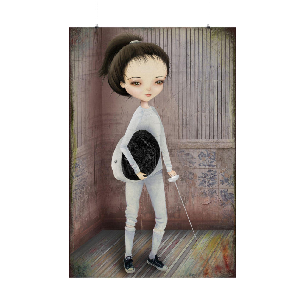 The Fencer · Poster Print