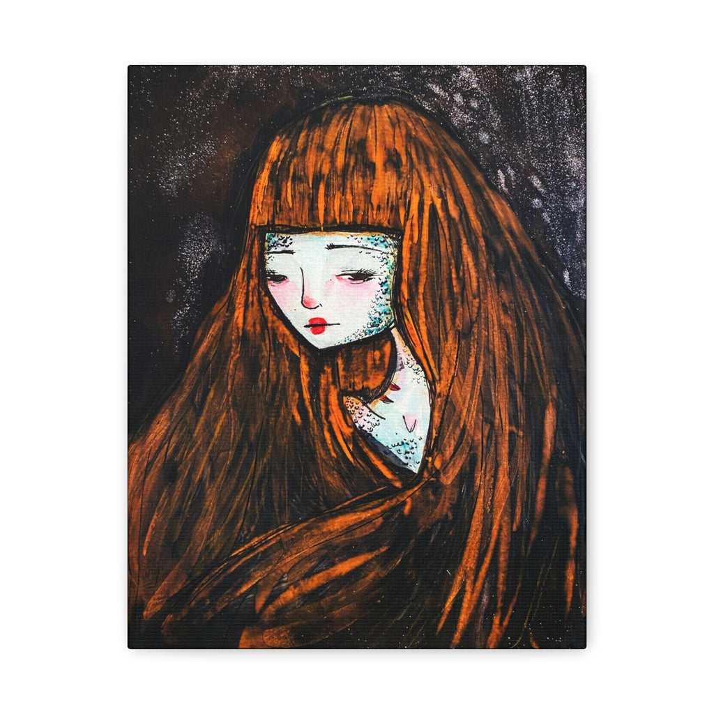 Monster Self Portrait · Canvas Print