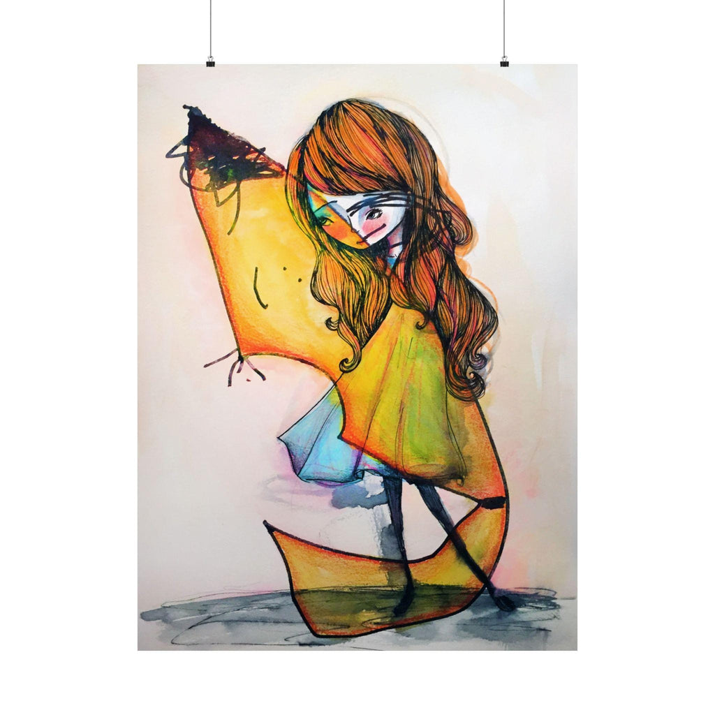 Yellow Friend · Poster Print
