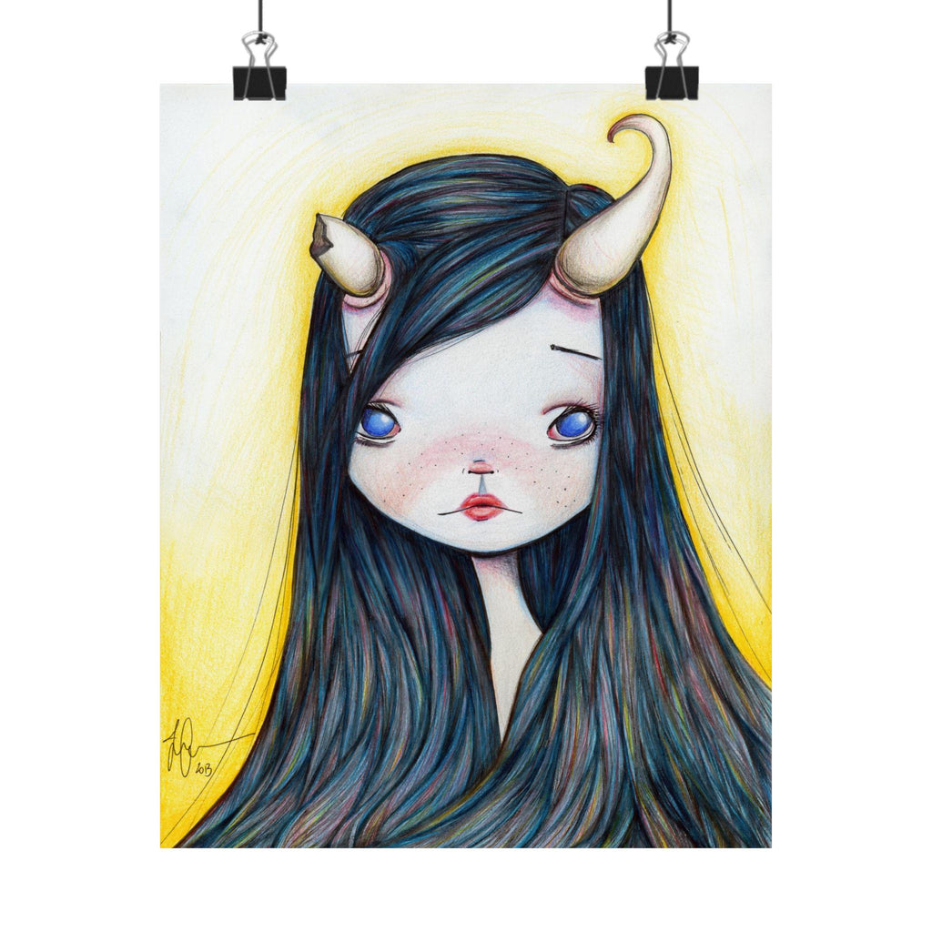 Lonely Girl · Poster Print