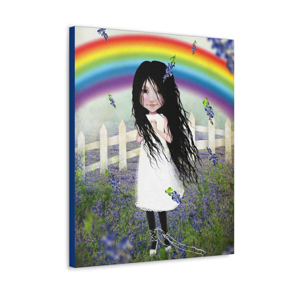 Bluebonnet Lane · Canvas Print