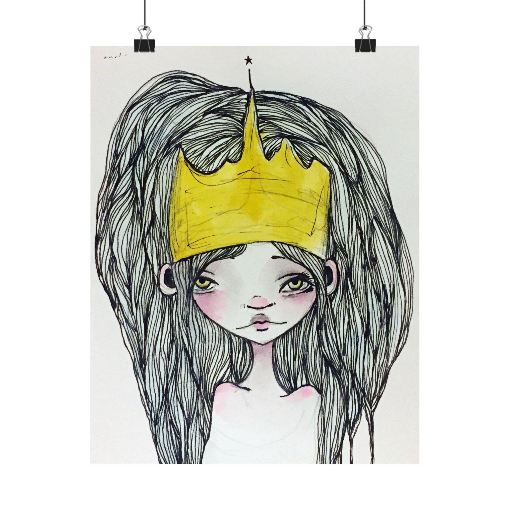 Crowned Princess · Poster Print