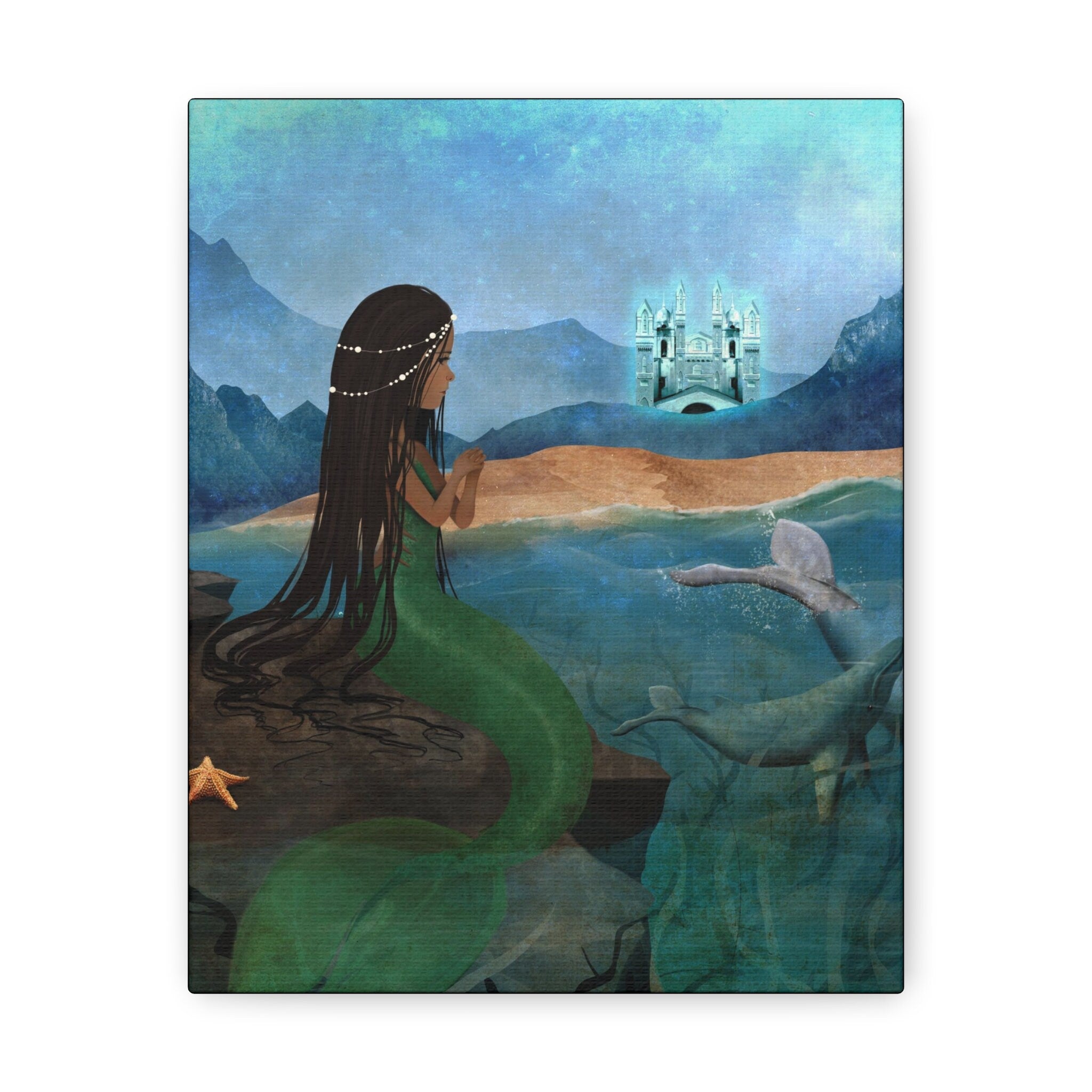 The Little Mermaid · Canvas Print
