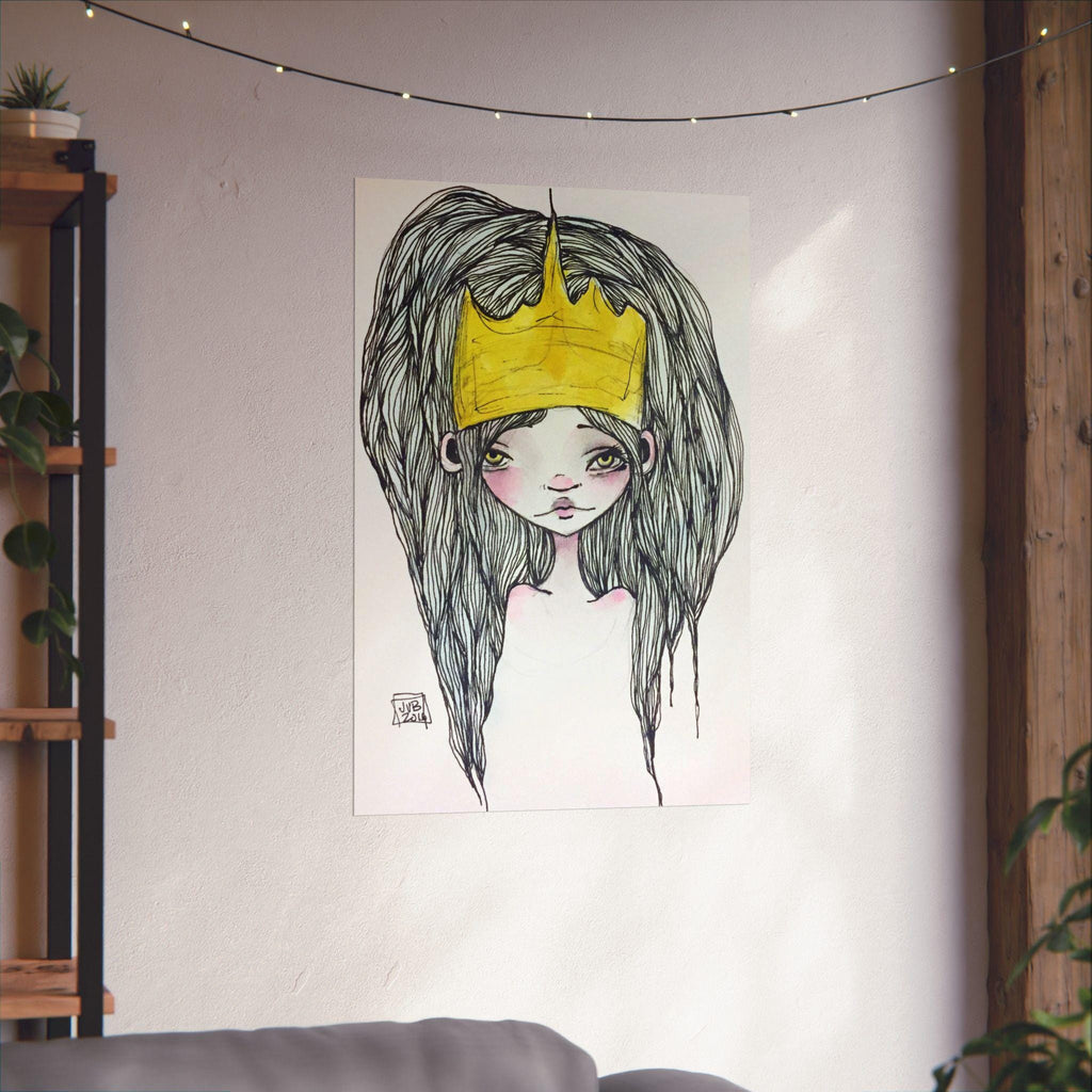 Crowned Princess · Poster Print