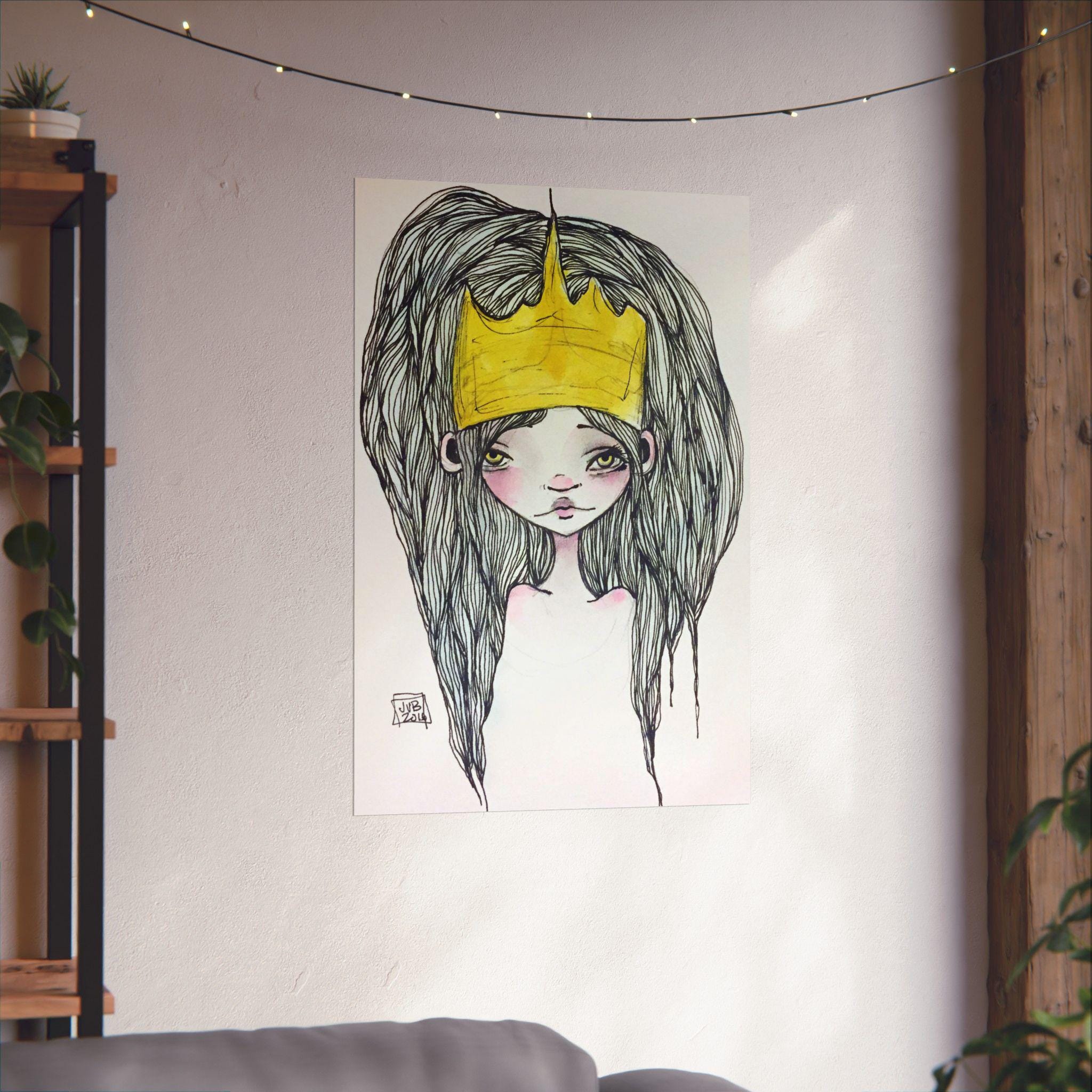 Crowned Princess · Poster Print